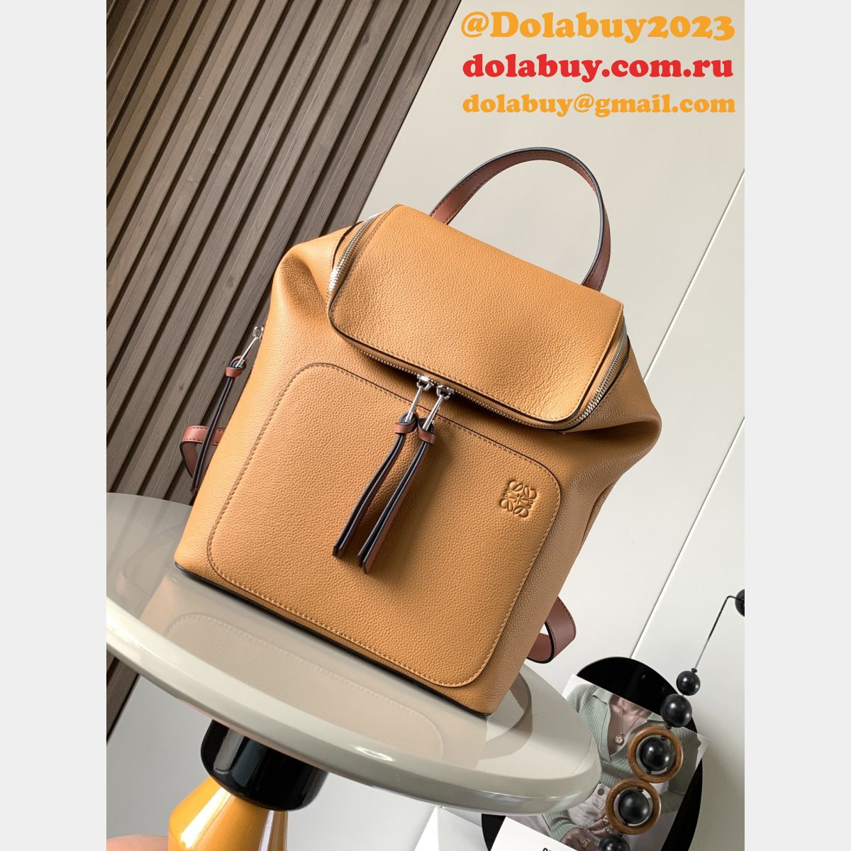 Top Quality loewe Goya mini backpack grained calfskin 9040