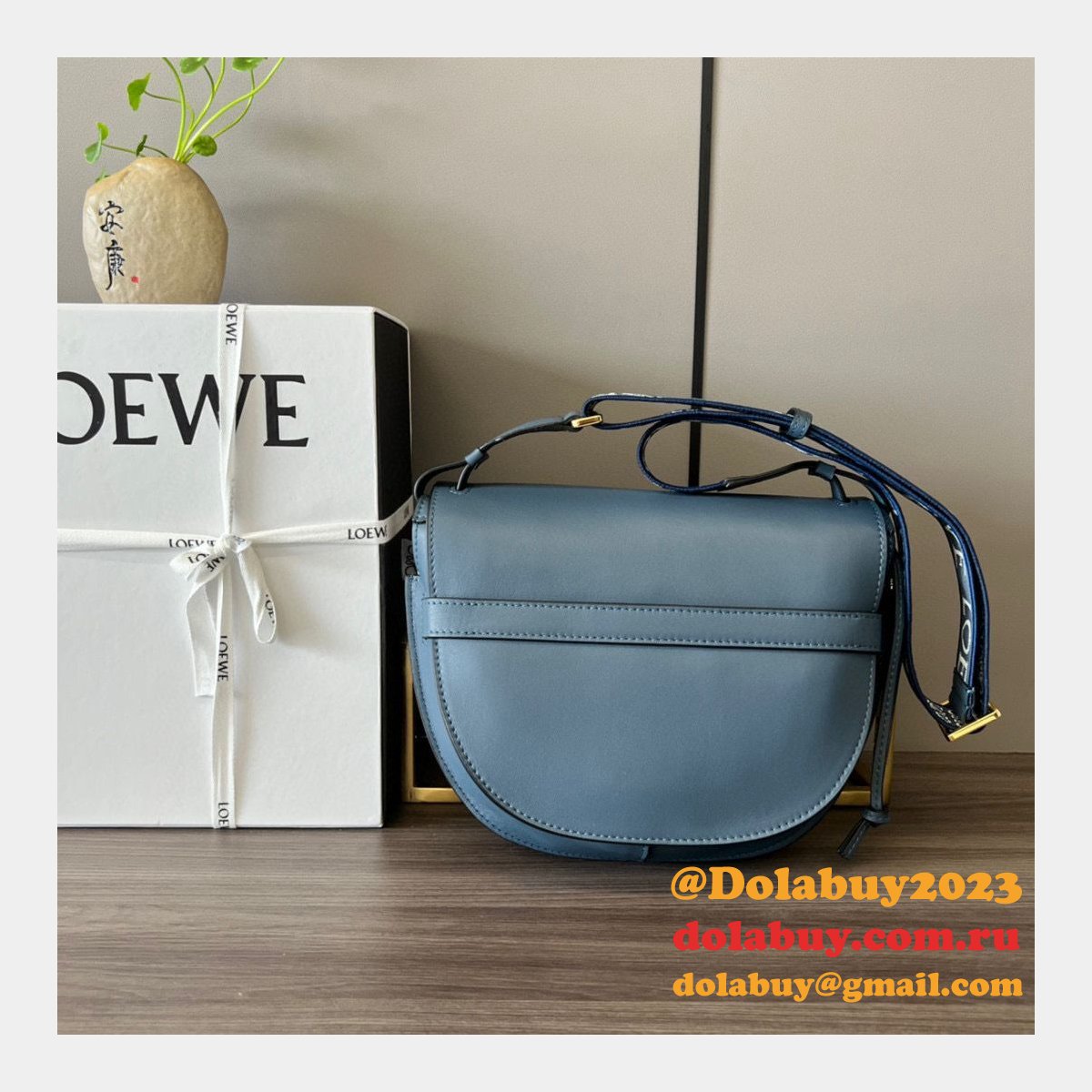 Best 1:1 Wholesale Mirror LOEWE GATE HADNBAG 25MM