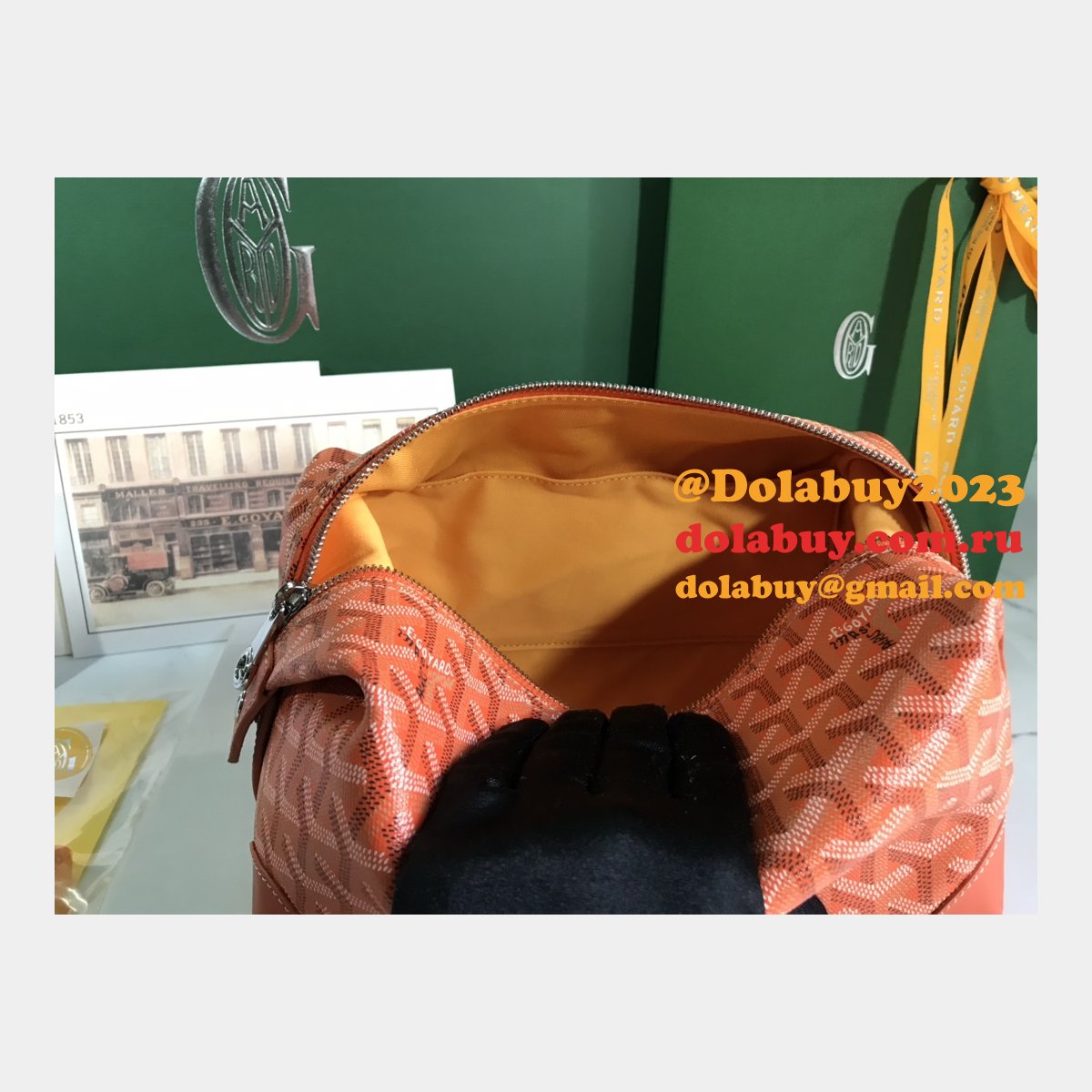 Goyard Top Luggage Boeing NBA Love 020215 Replica Bag