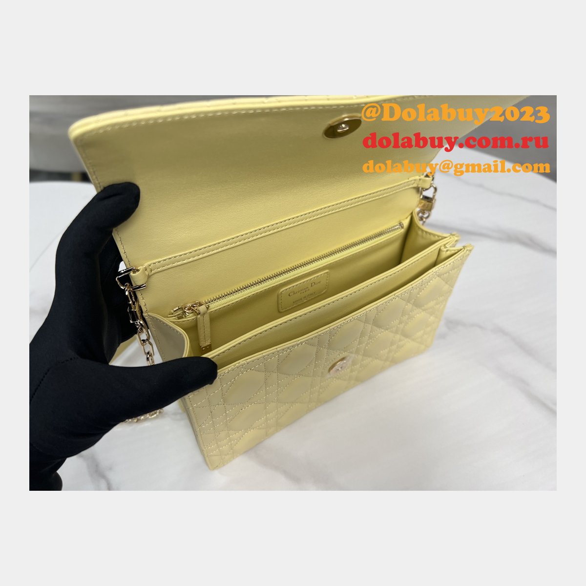 Luxury MISS DIOR LAMBSKIN 9212 Fashion LADY BAG