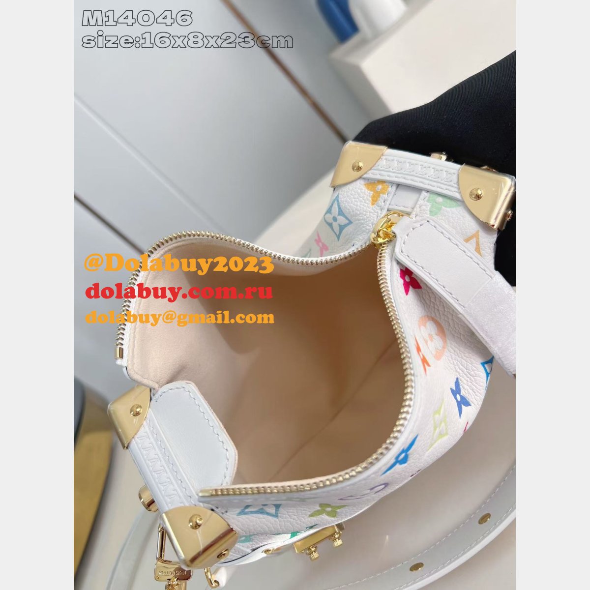 Luxury Louis Vuitton H27 Side Trunk LV x TM M14046 Duplicate Bag