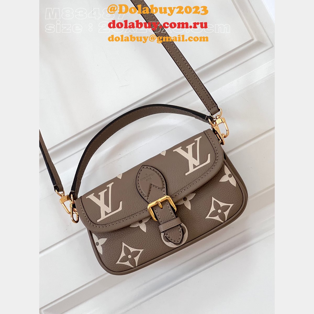 Nano Diane Bicolor M83300 Replica New Arrival Louis Vuitton Bag