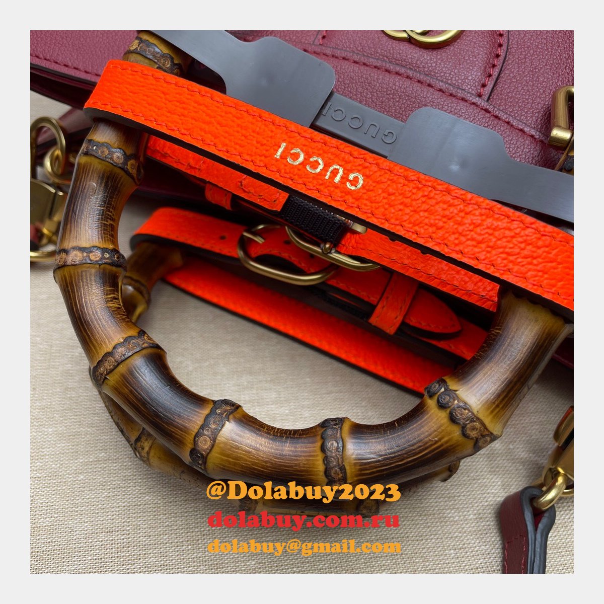 aaa replica designer G*u*i 660195 diana small tote leather handbags