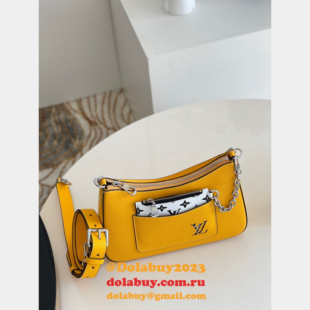 High Quality Designer LV Marelle Epi Leather Replica M80794/M80688 Wholesale