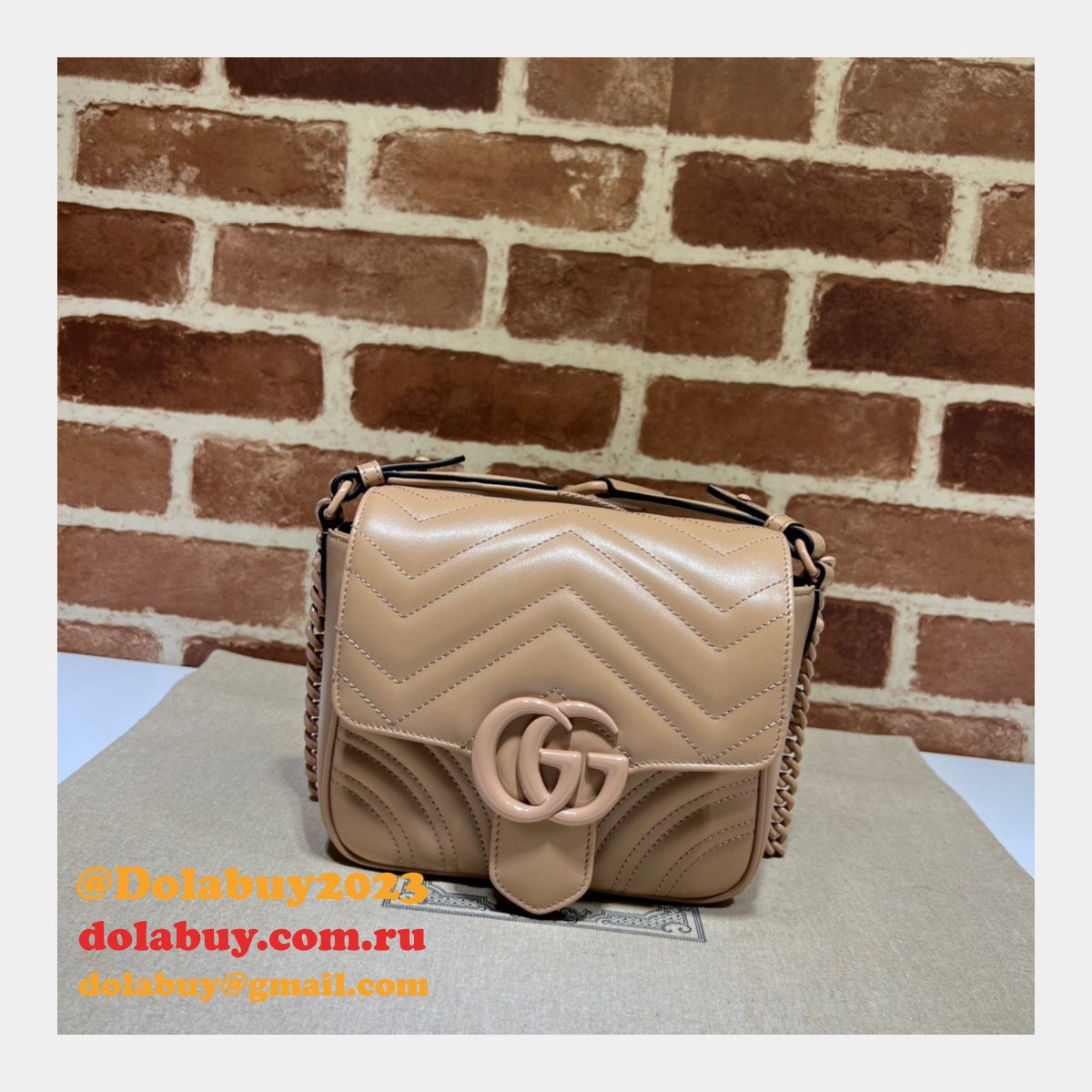 perfect G*u*i gg marmont matelasse 739681 shoulder fake bag