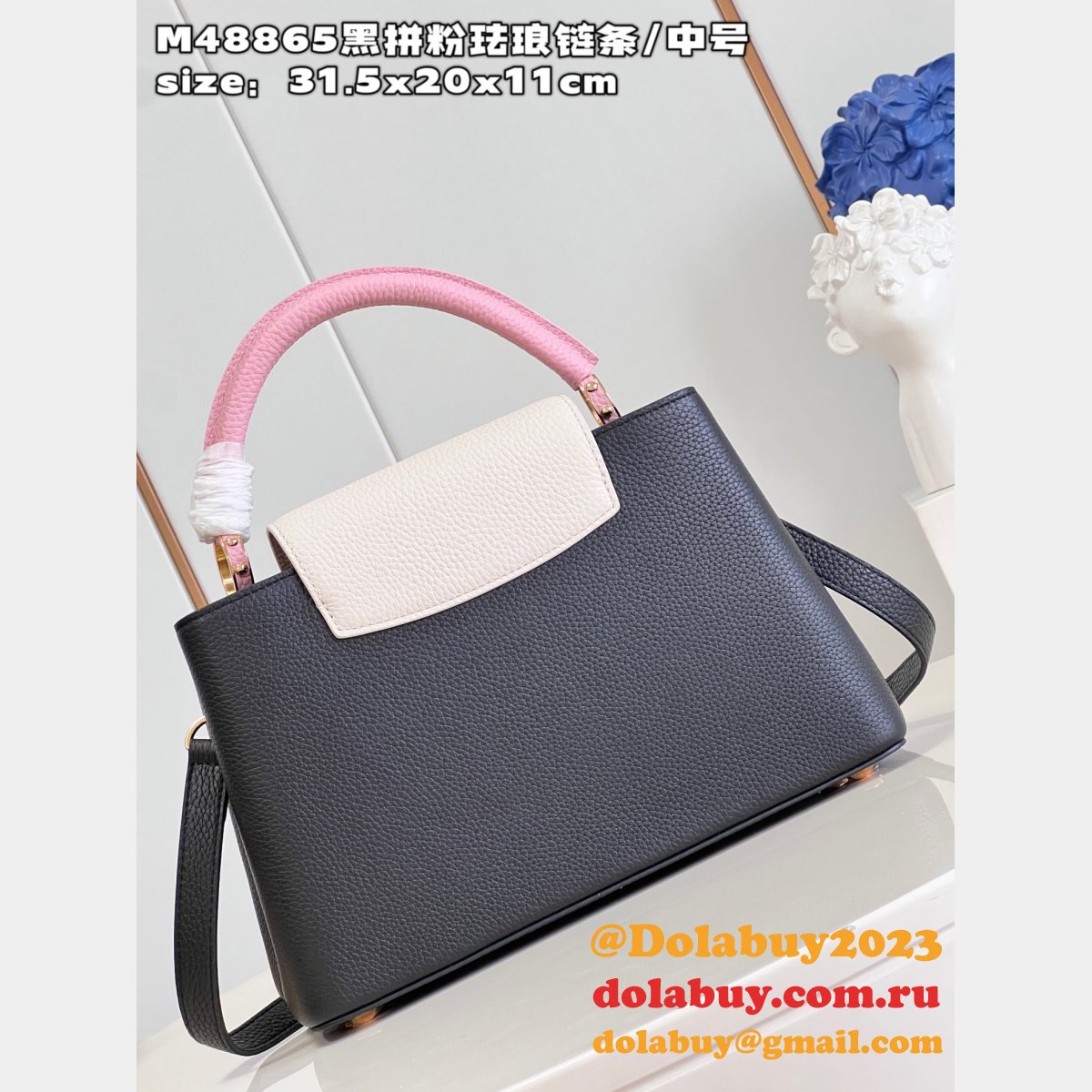 Perfect Designer Inspired Bag M48865 Louis Vuitton Capucines Fake Bag