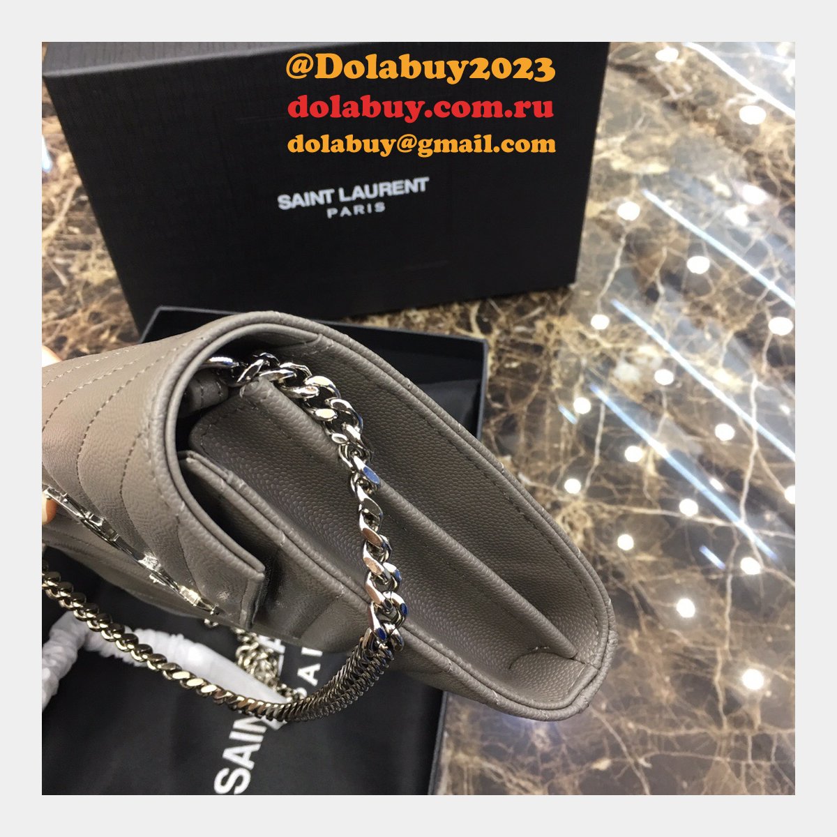 Ysl Saint Laurent niki chain shoulder bag 22cm