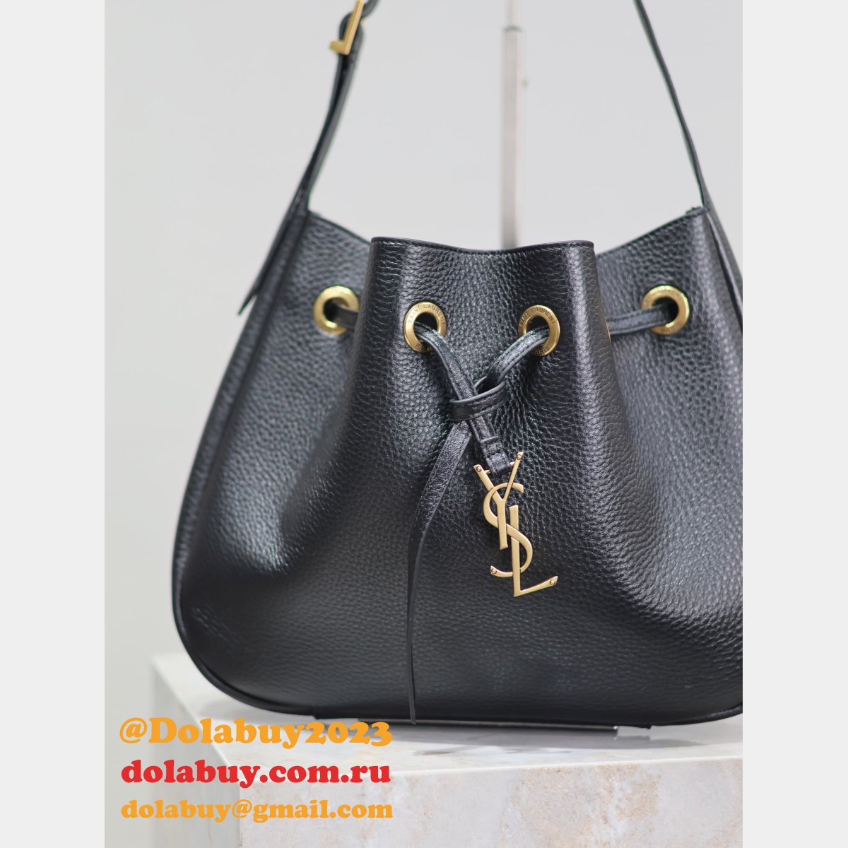 Saint Laurent 796626 Black Hobo Replica Inspired Online Store