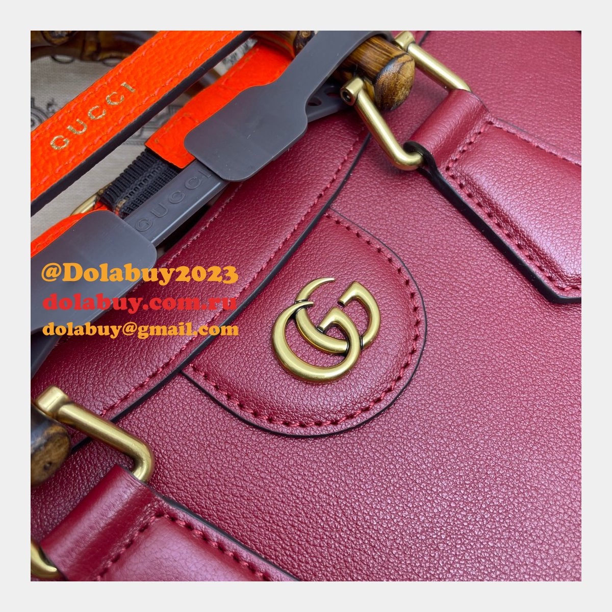 aaa replica designer G*u*i 660195 diana small tote leather handbags