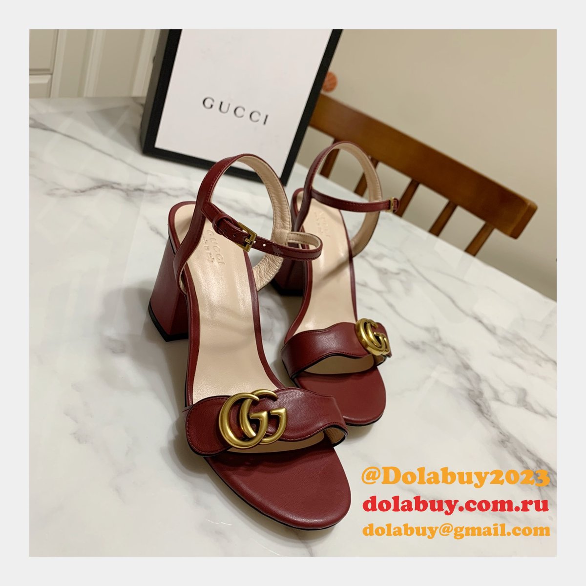 one word G*u*i sandals perfect summer slippers shoes