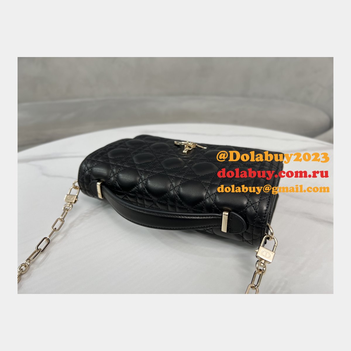 Luxury MISS DIOR LAMBSKIN 9212 Fashion LADY BAG