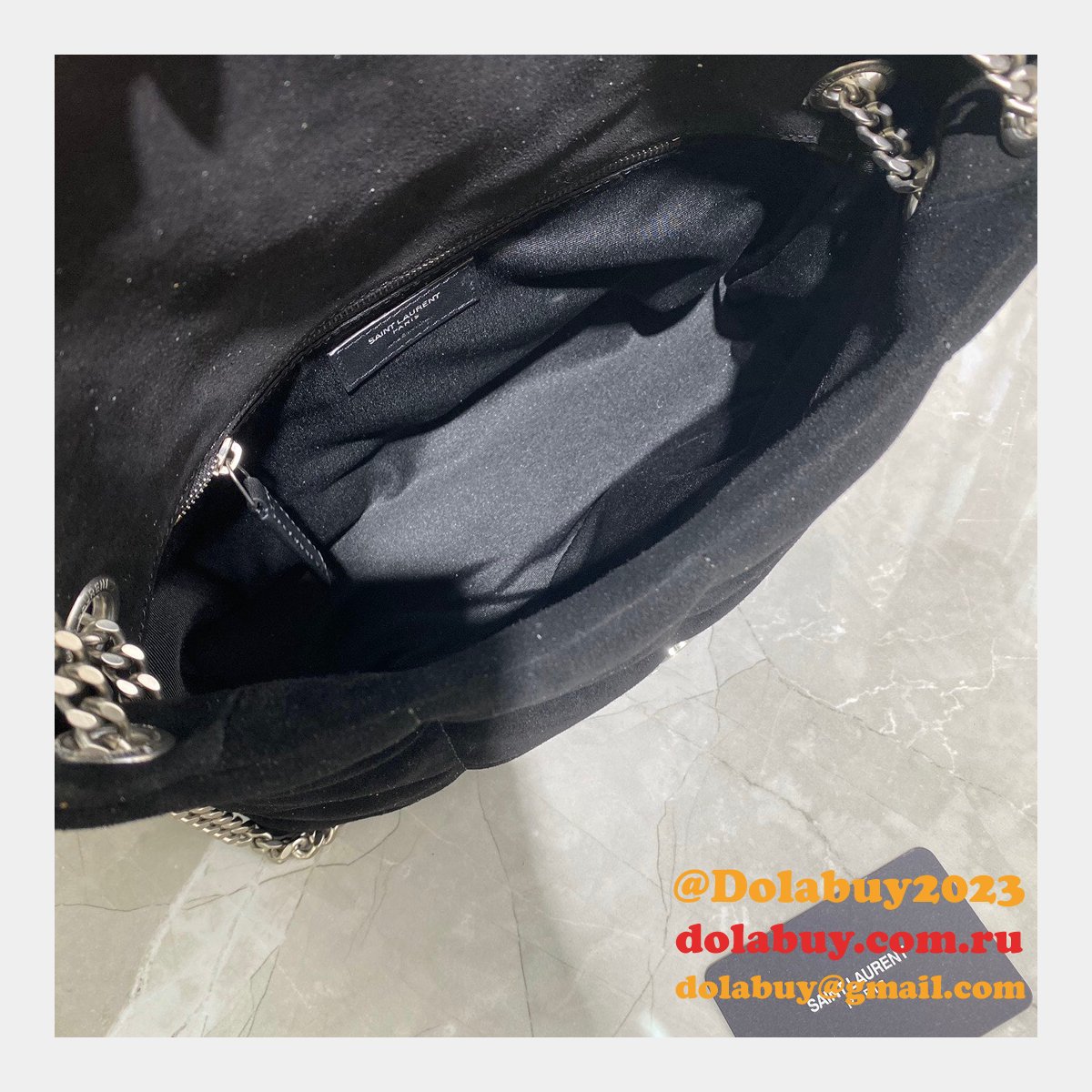 YSL Cheap Loulou Puffer Shoulder Bag 29CM