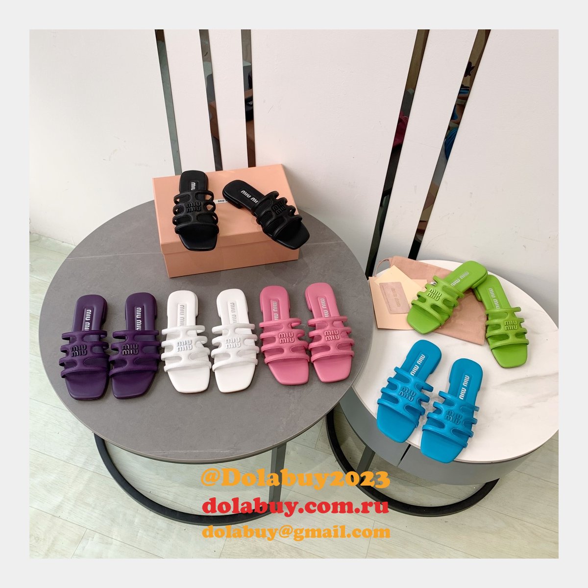 Wholesale MiuMiu Octopus Sandals Top Quality Shoes
