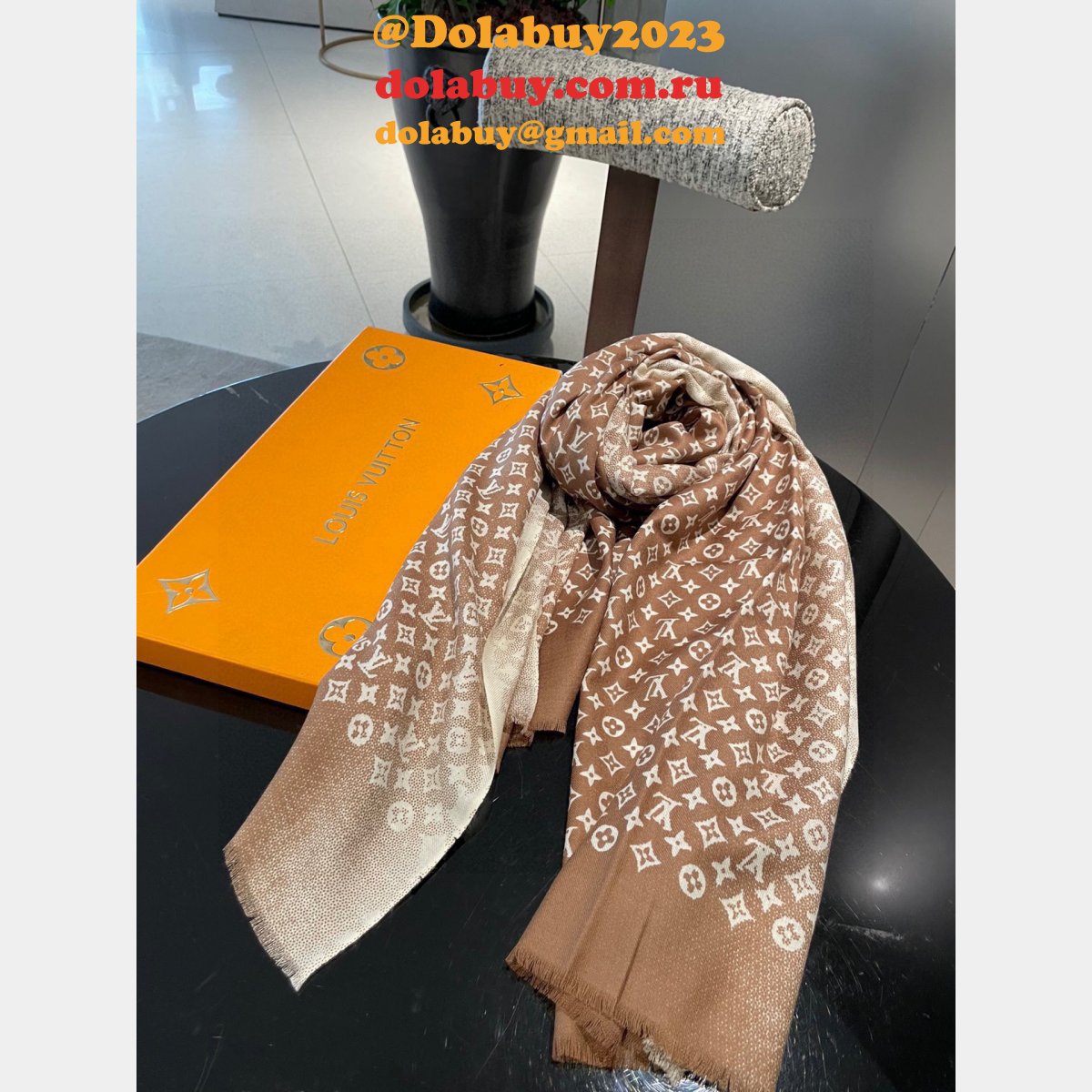 Luxury Best LV cashmere scarf