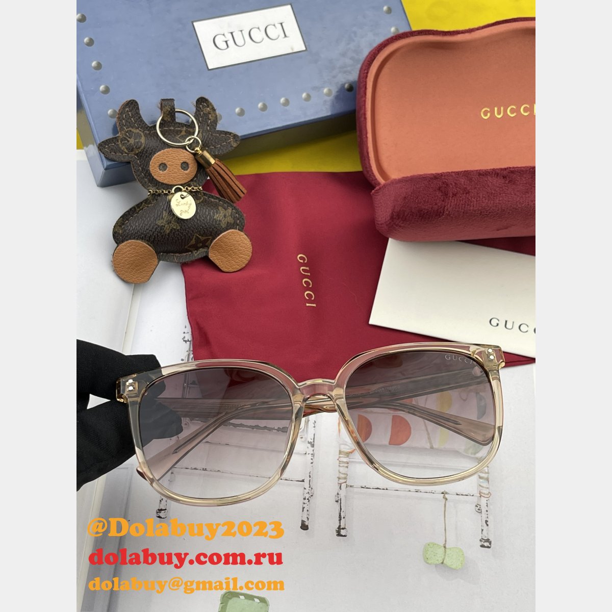 wholesale G*u*i 9807/0242 /g6521/g3369 perfect sunglasses