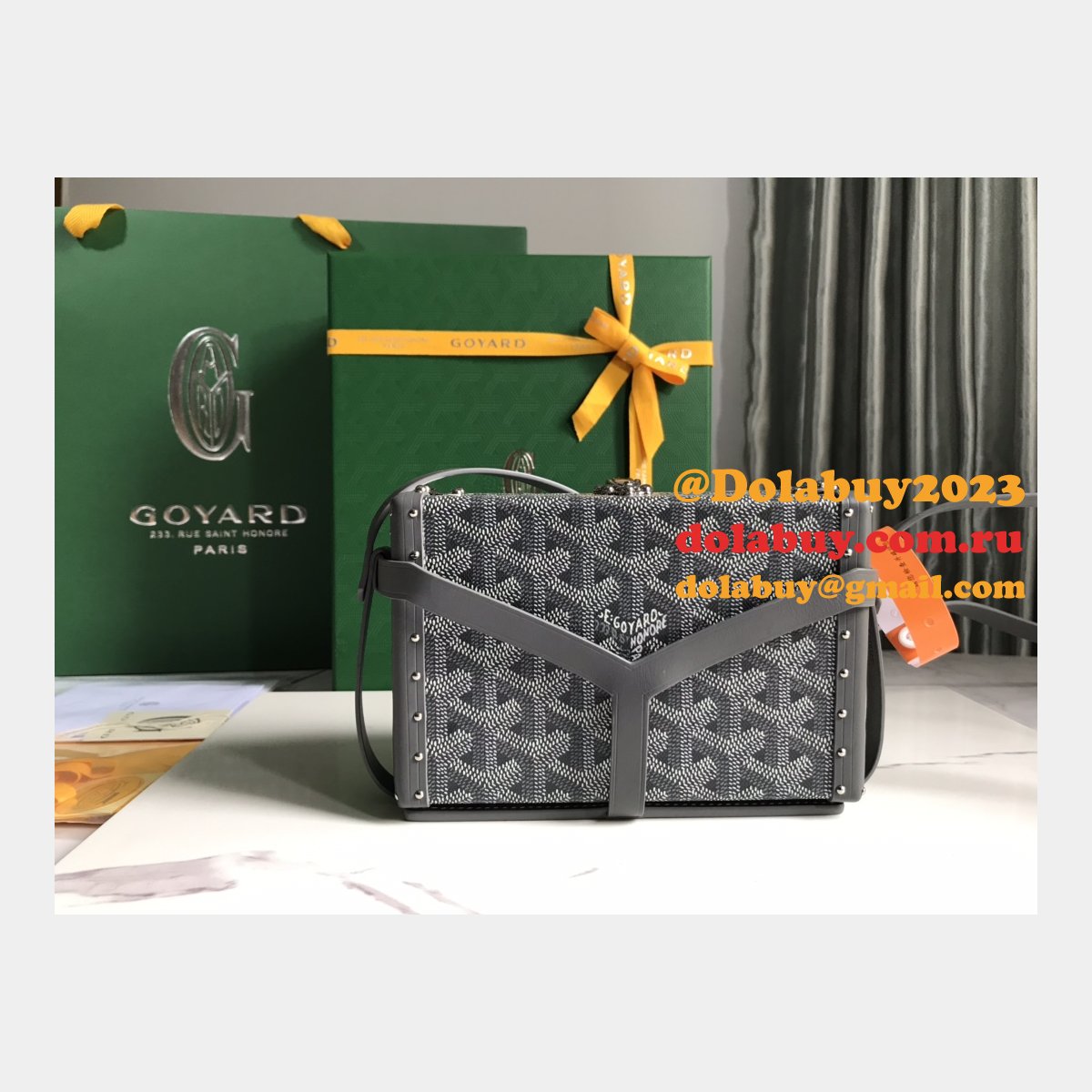 Best Quality 020177 Minaudière Goyardine Replica Goyard bags