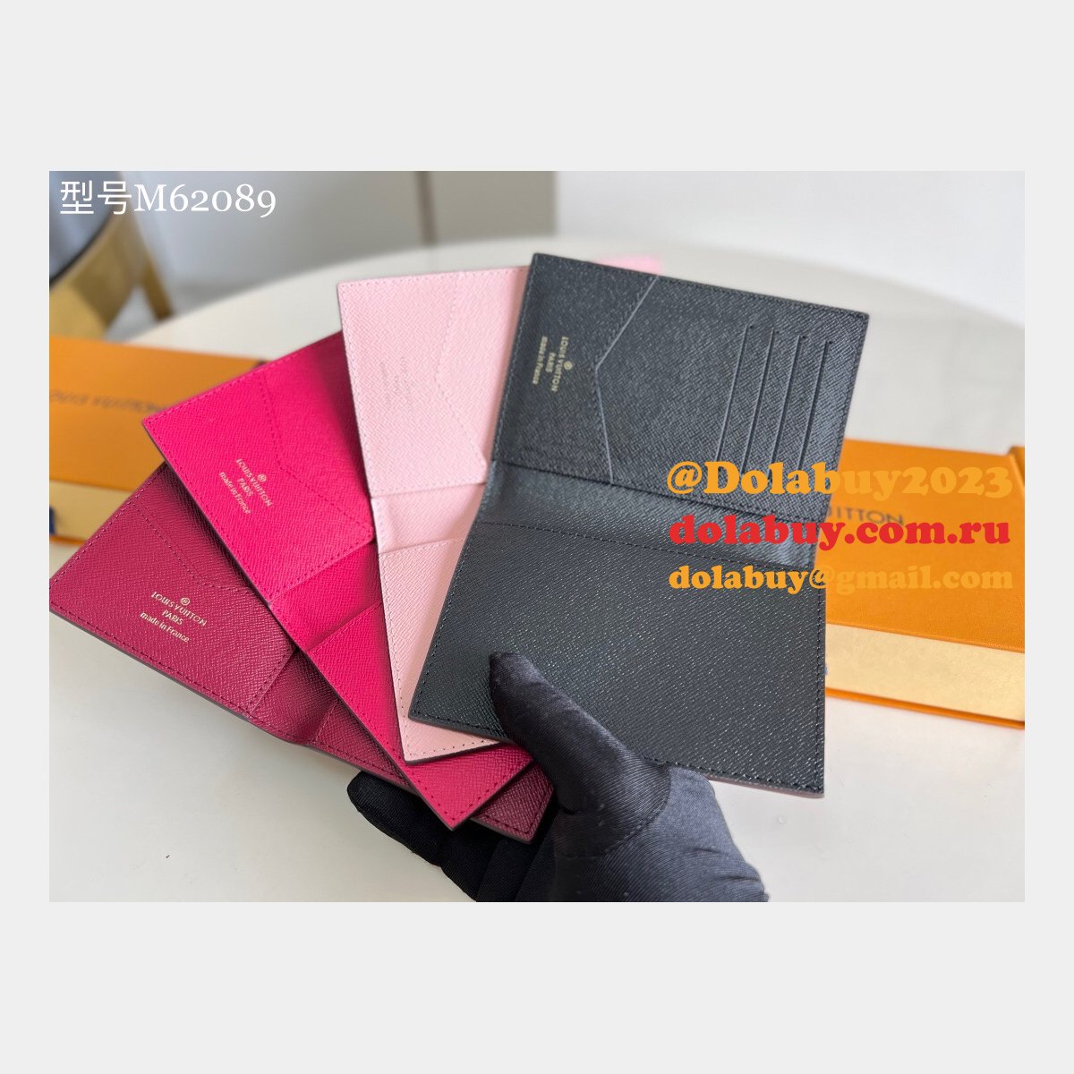 Louis Vuitton Copy Travel M62089 Passport Cover Monogram Canvas