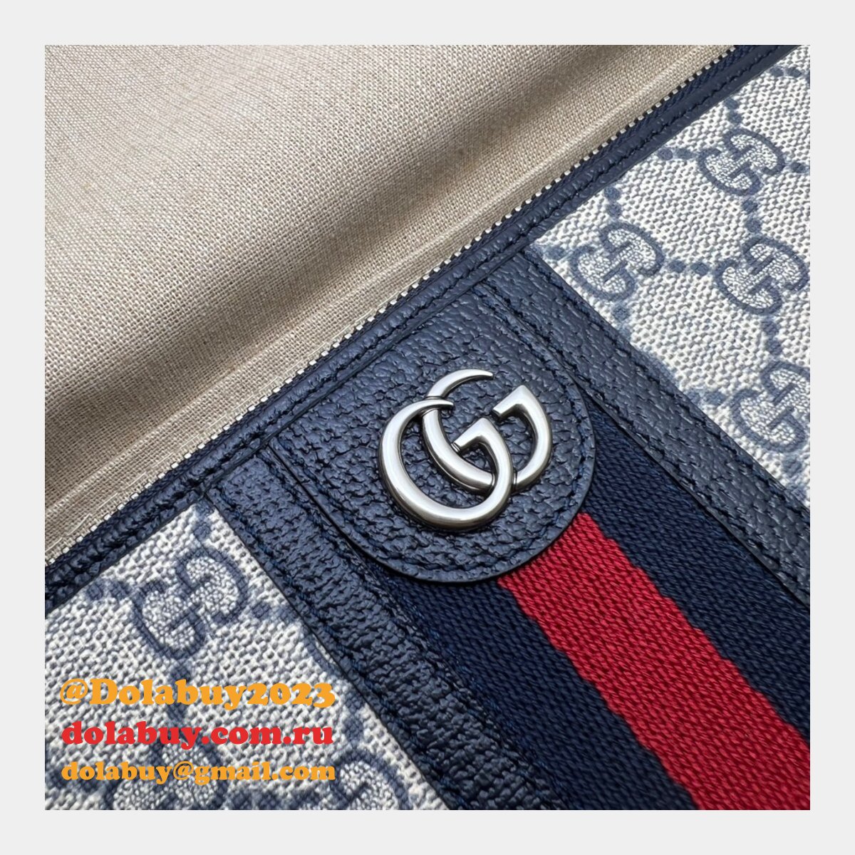 replica G*u*i ophidia gg pouch 672989 collection