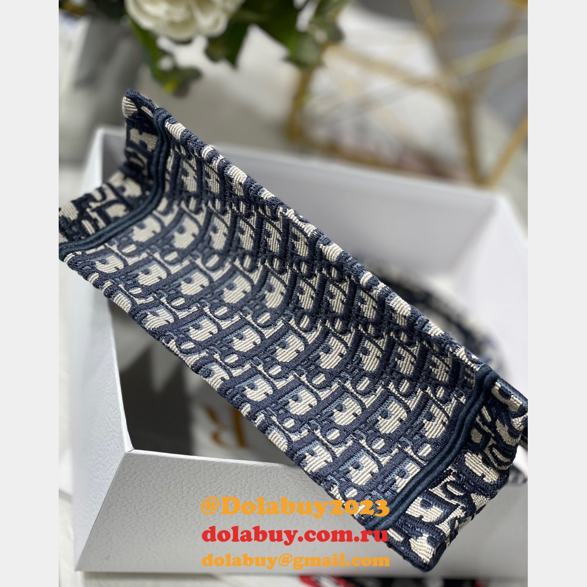 Dior Replica CD Book 26.5 Tote Christian Replica Dior Handbags