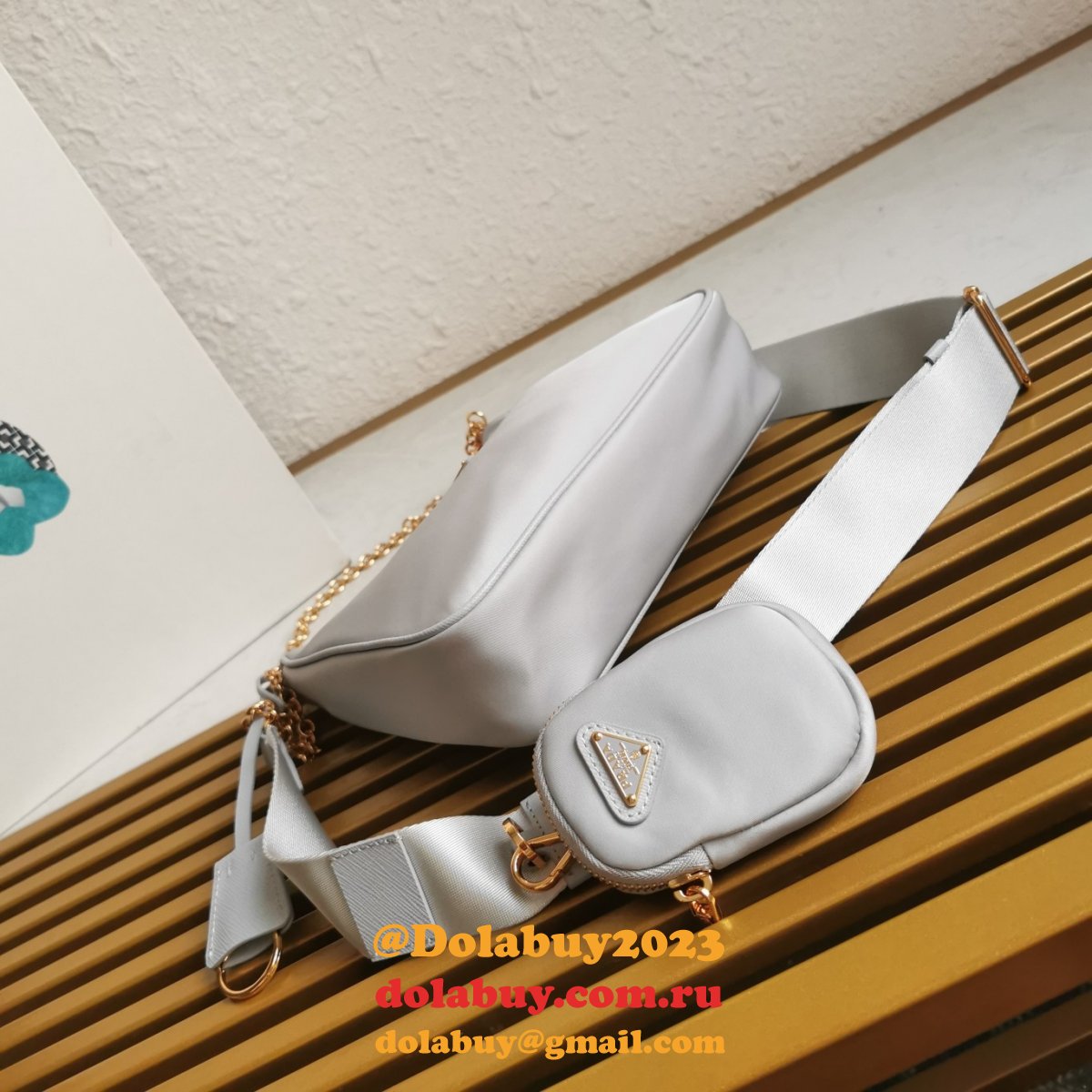 Prada Replica Nylon Hobo 1BH204 Knock Off Designer Bag