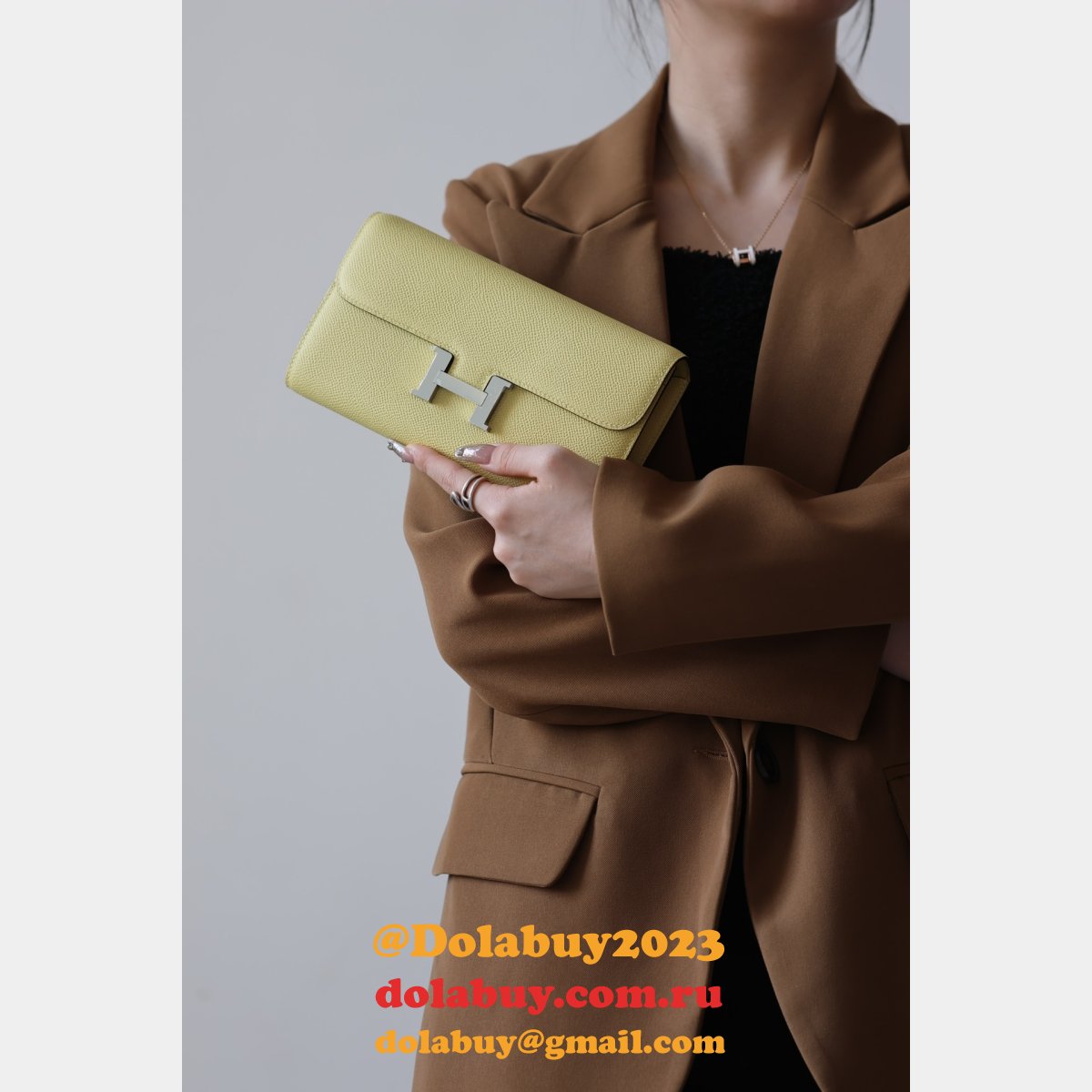 7 Star hermes constance to go clutch bag