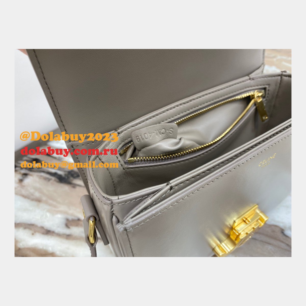 Celine Replica Knock Off Triomphe Micro Luggage 18.5 cm Handbags