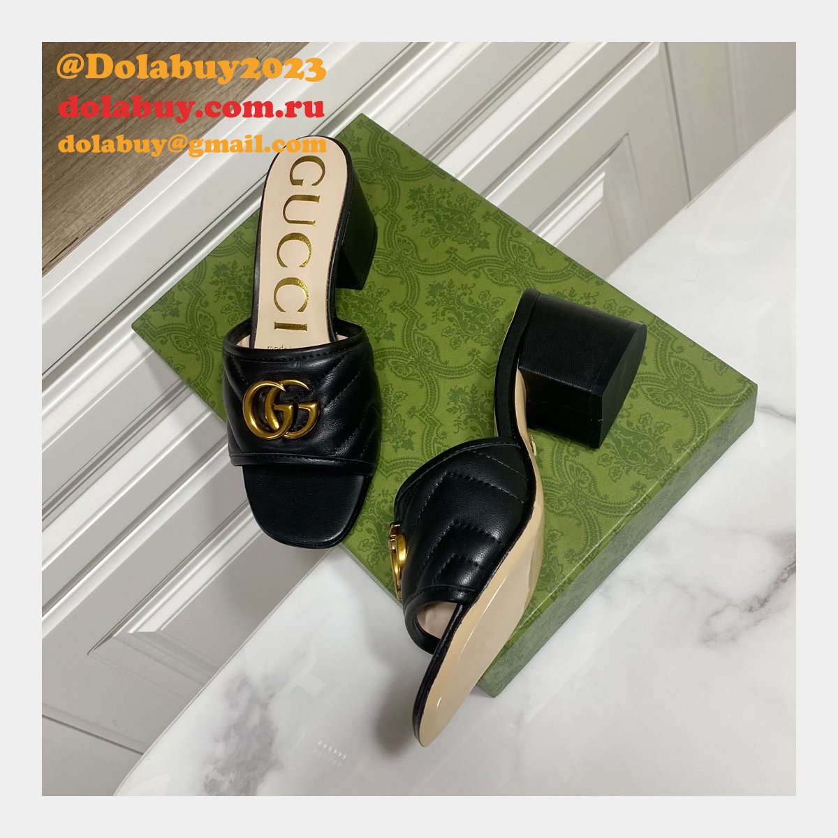 sell G*u*i replica gu7 shoes online best quality sandals