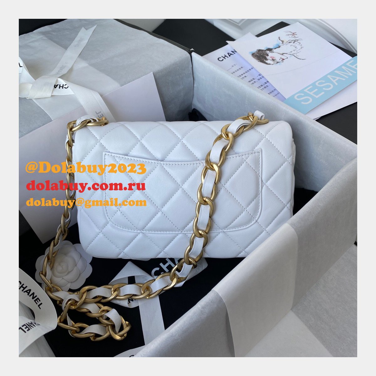 Top CC 2022SS 25CM Outlet 1:1 Replica Handbags