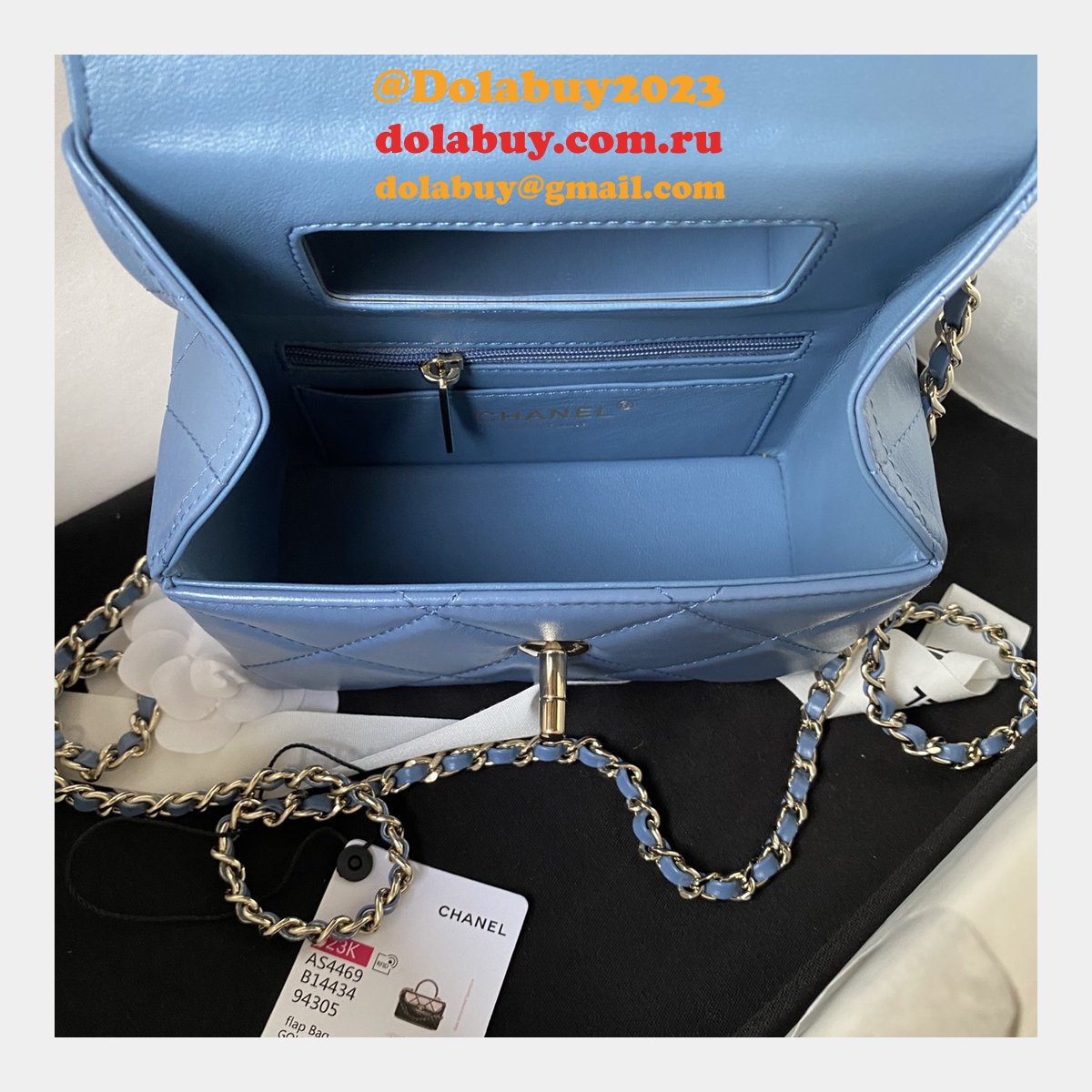 Top Quality Replicas Shiny Box Tote 1:1 Mirror AS4469 Bag