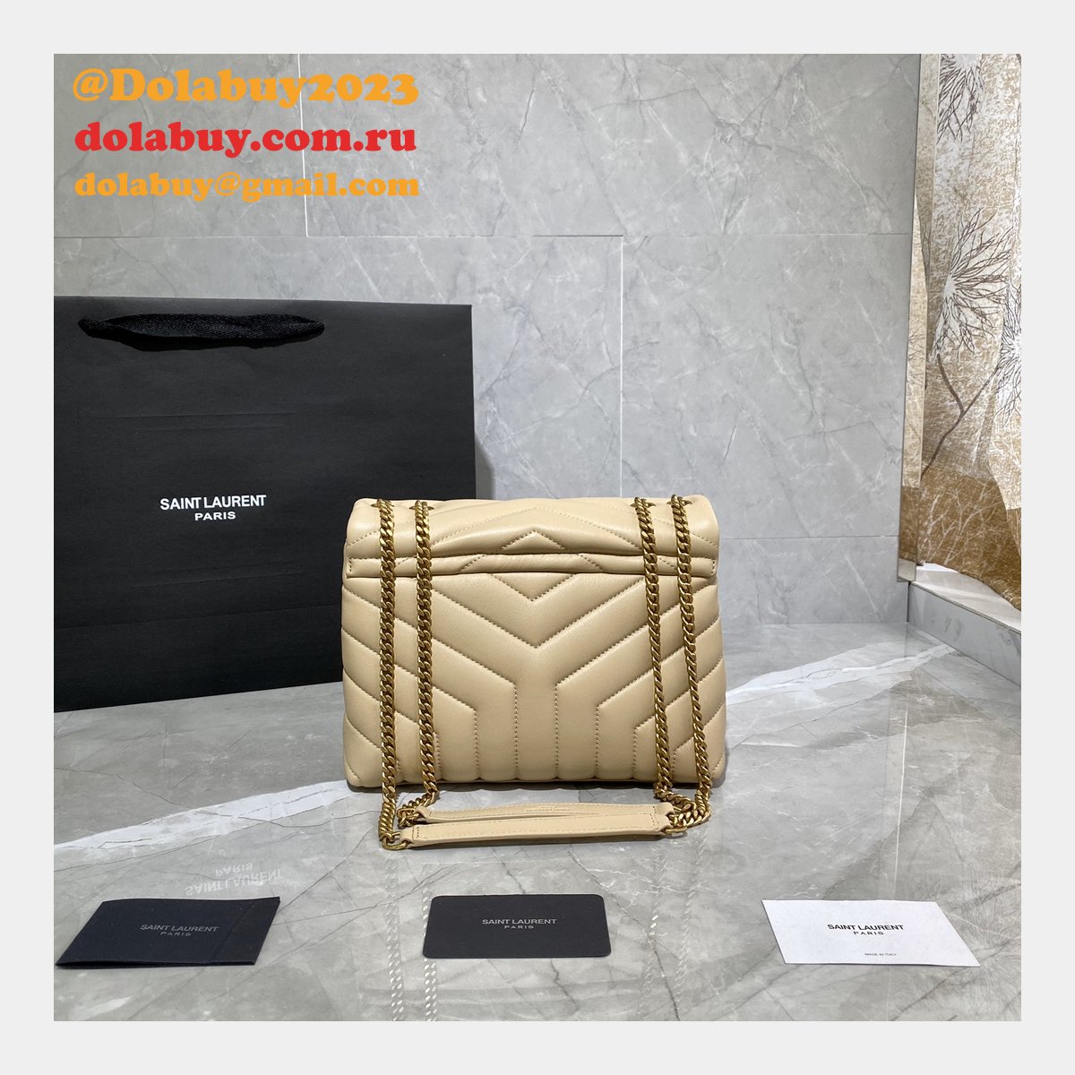 Fashion Perfect YSL LOULOU 494699 SHOULDER BAG 25CM