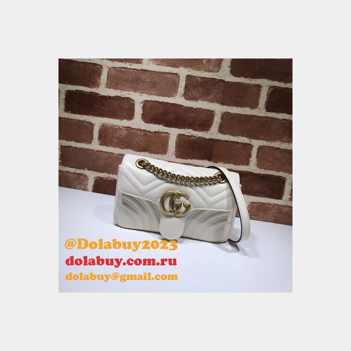 High Quality Replica 446744 MARMONT SMALL GG HANDBAG