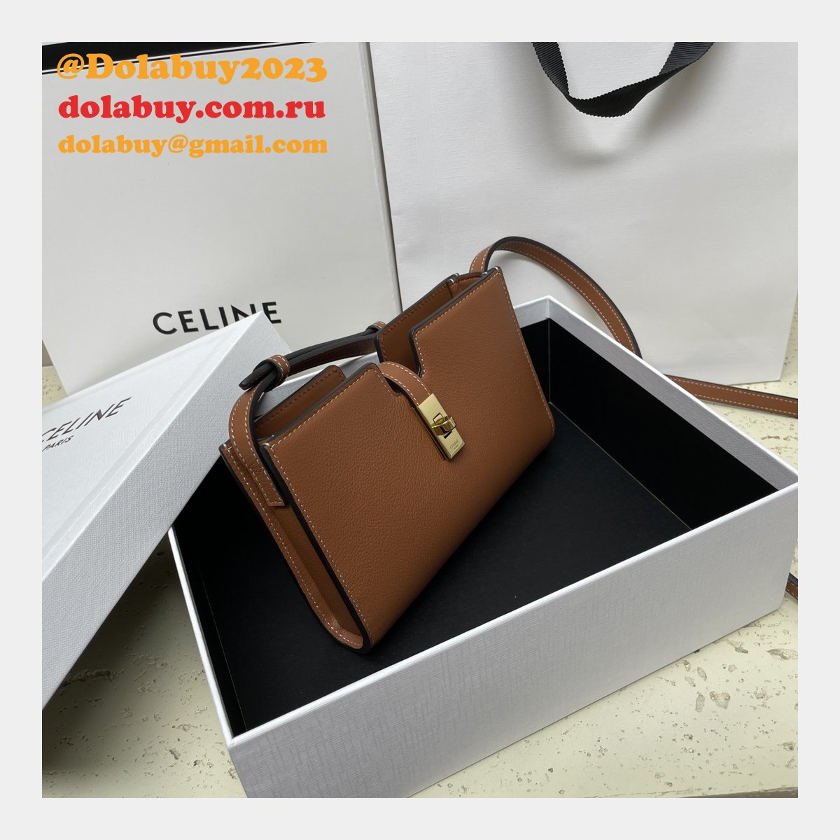 Unparalleled Quality Celine 100443 Replica AAA Purse