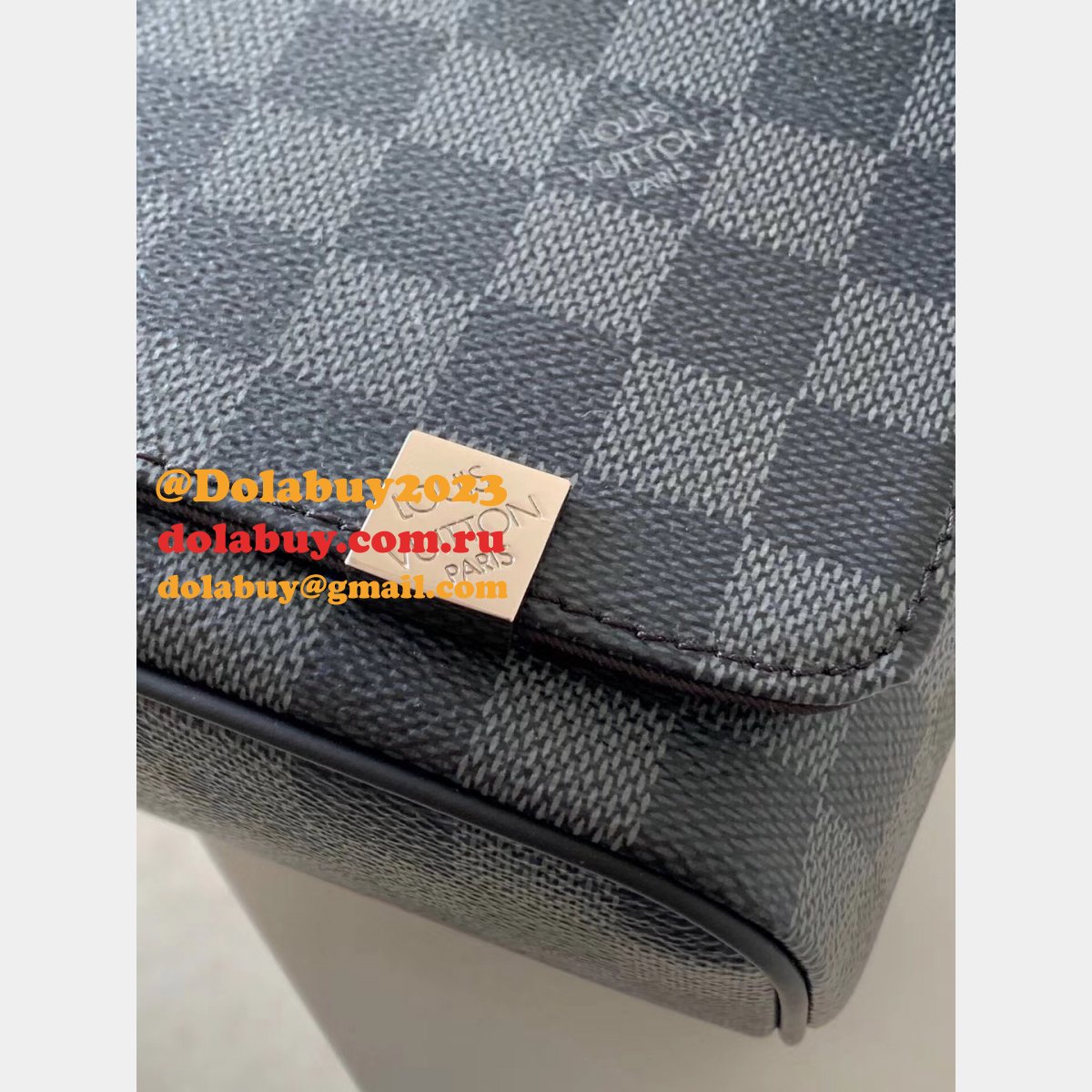 Replica LVS District PM Damier Graphite Men Bag N41028