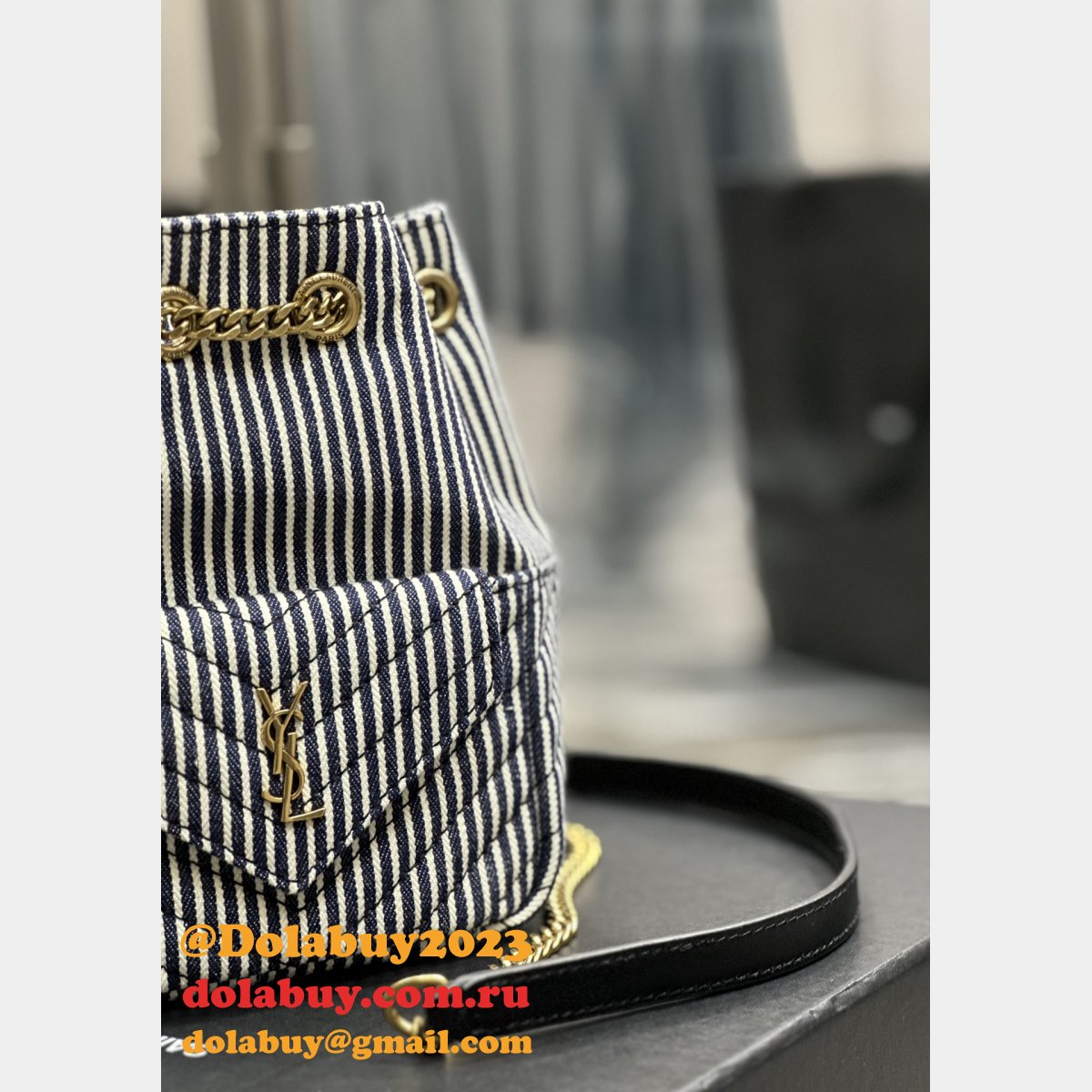 UK Quality Replica Saint Laurent Joe Denim Stripes 631052/672609 Bags