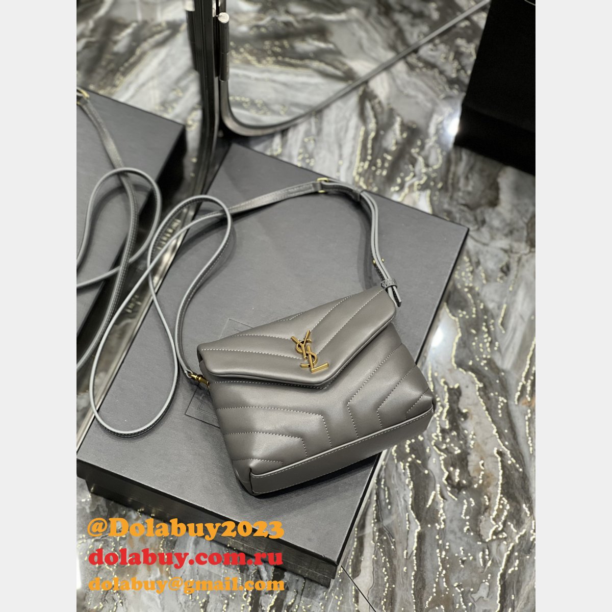 REPLICA YSL 467072 LOULOU SHOULDER BAG 20CM