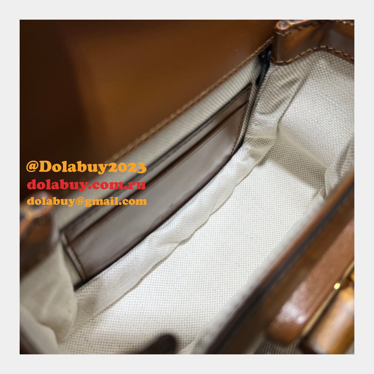 1:1 replica G*u*i fashion 686864 mini top handle bag with bamboo