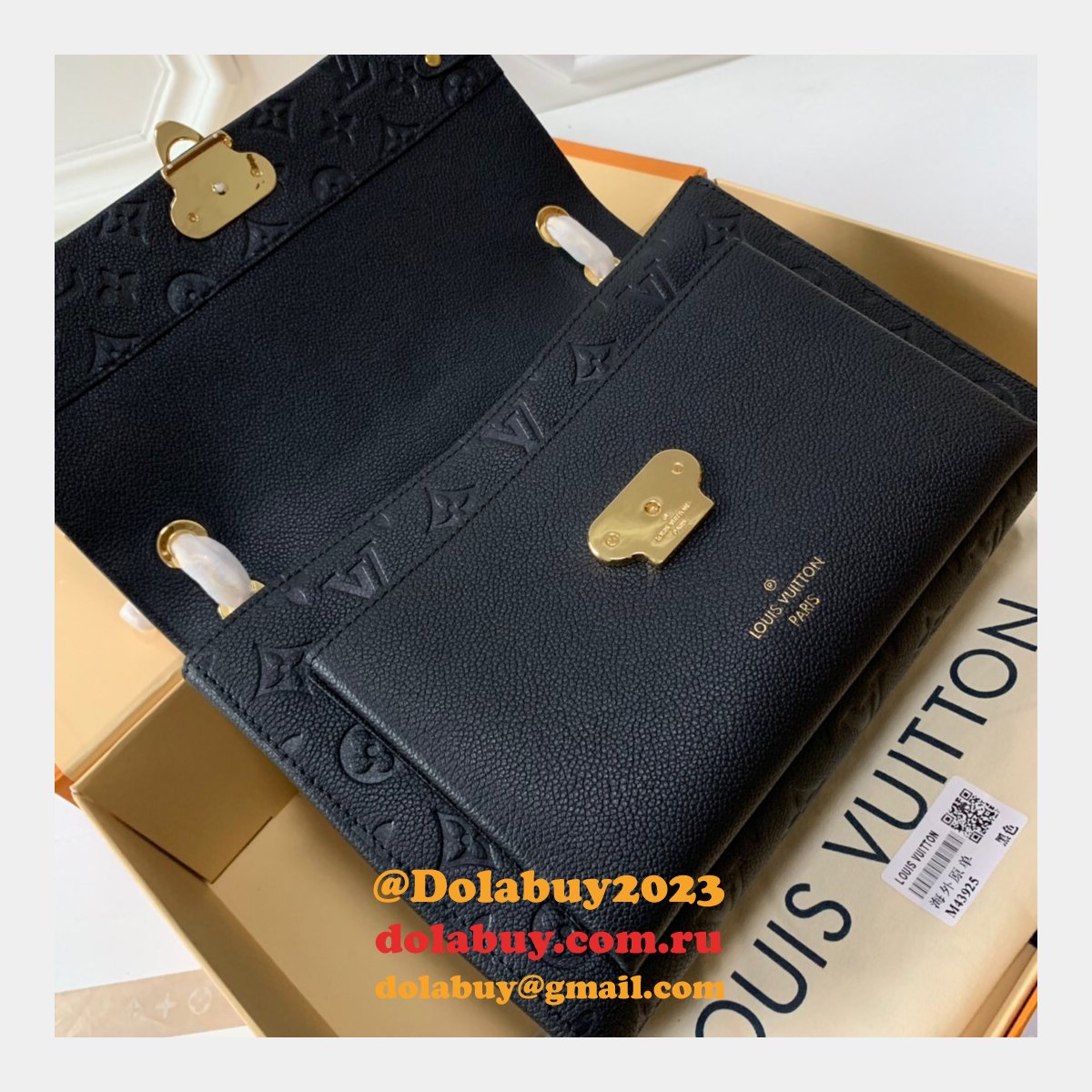 Replica High AAA+ Louis Vuitton M44150 Vavin Black Bags