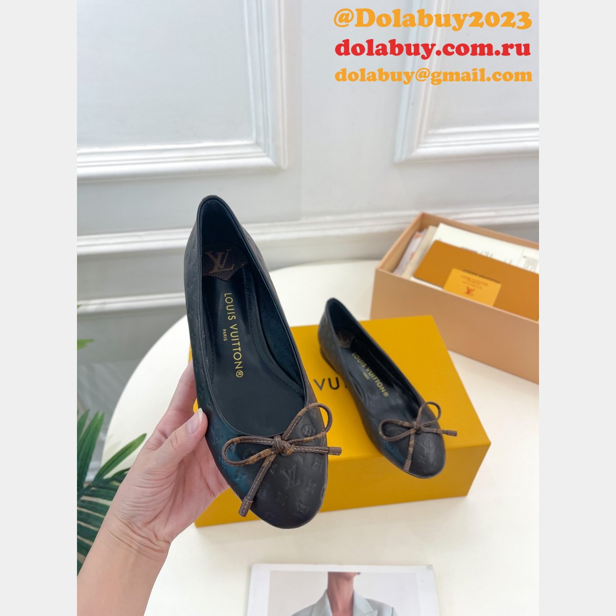 Top Quality LOUIS VUITTON Nina Flat Ballerina