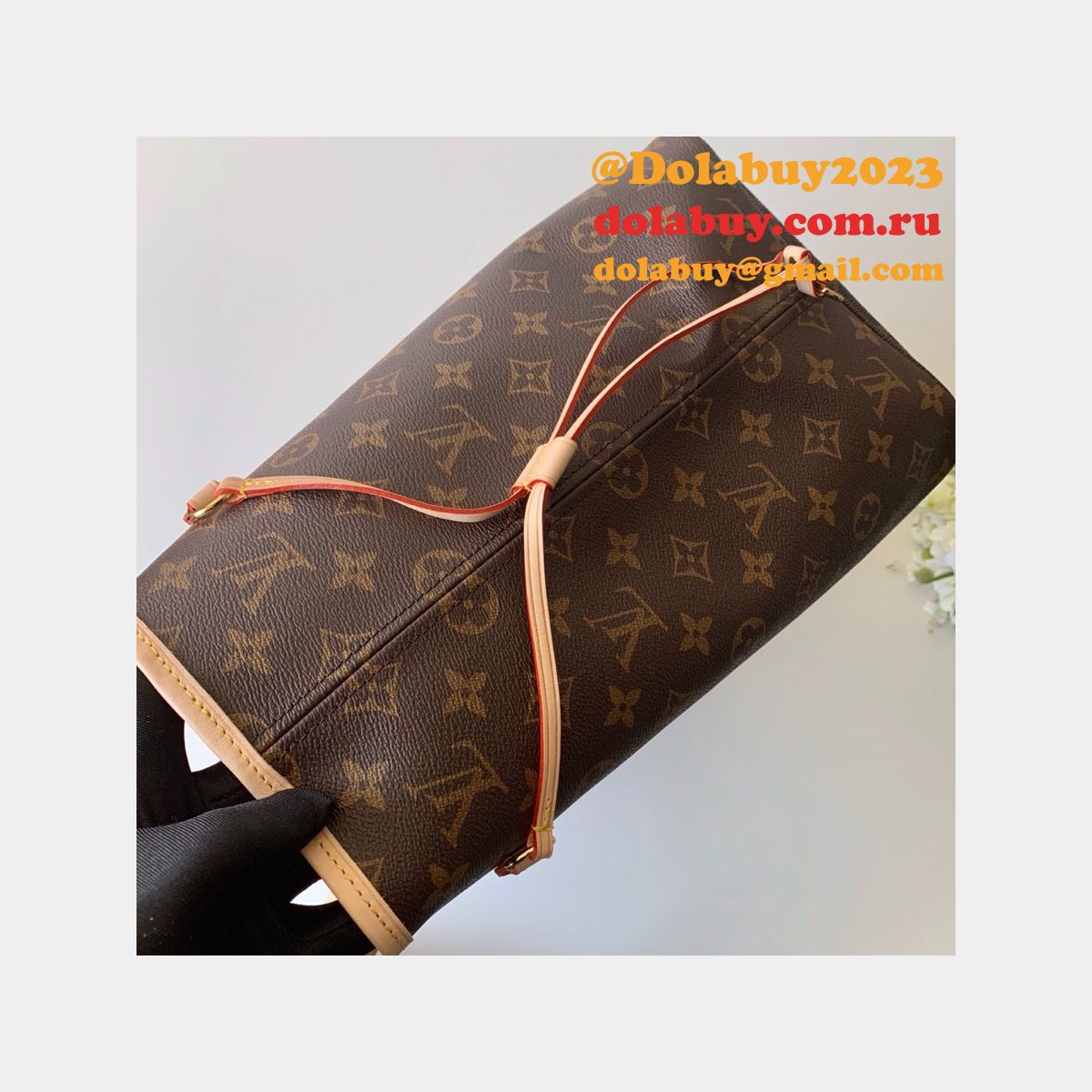 Top Quality louis vuitton neverfull GM M40990 beige 40CM