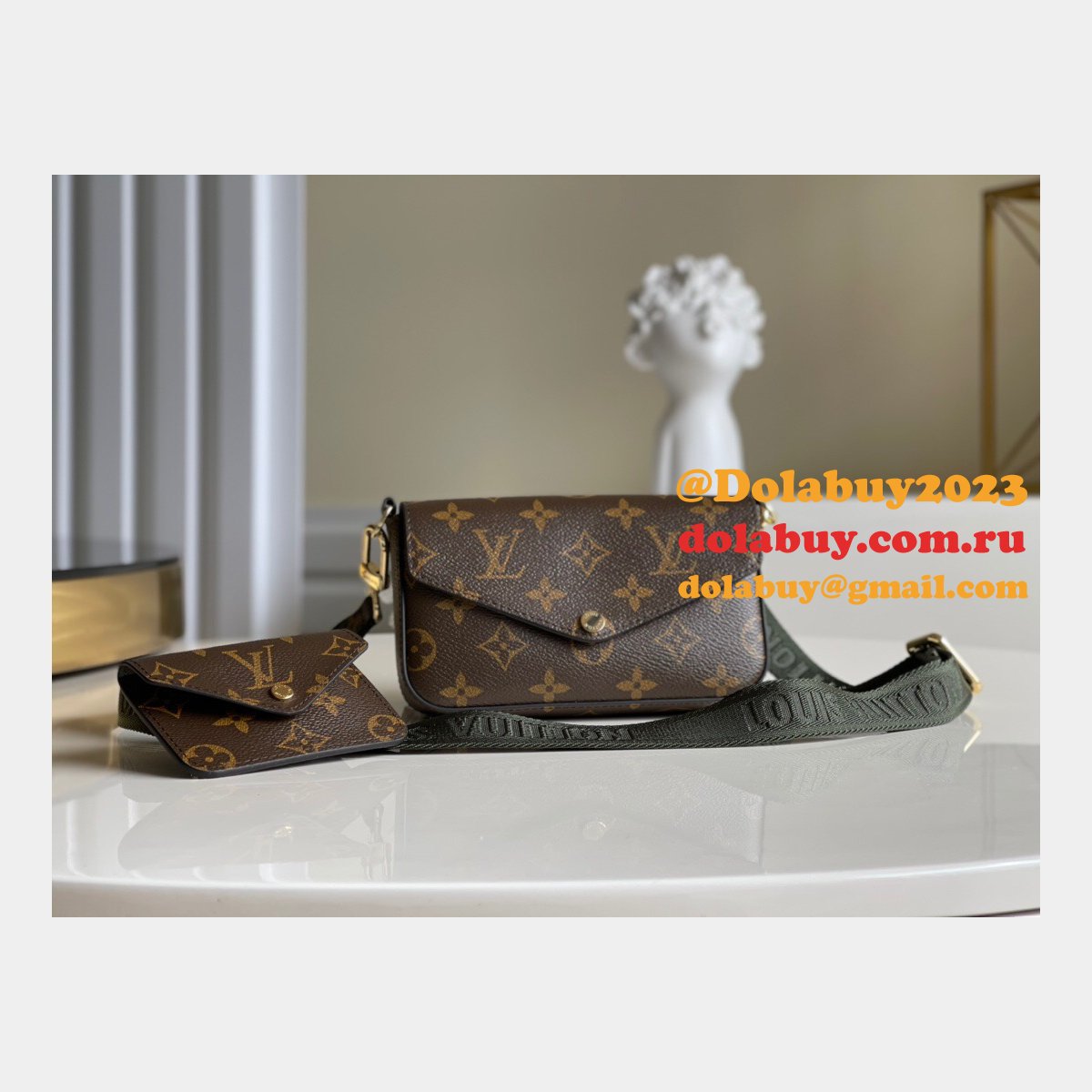 Replica Louis Vuitton Monogram M80091 Félicie Pochette