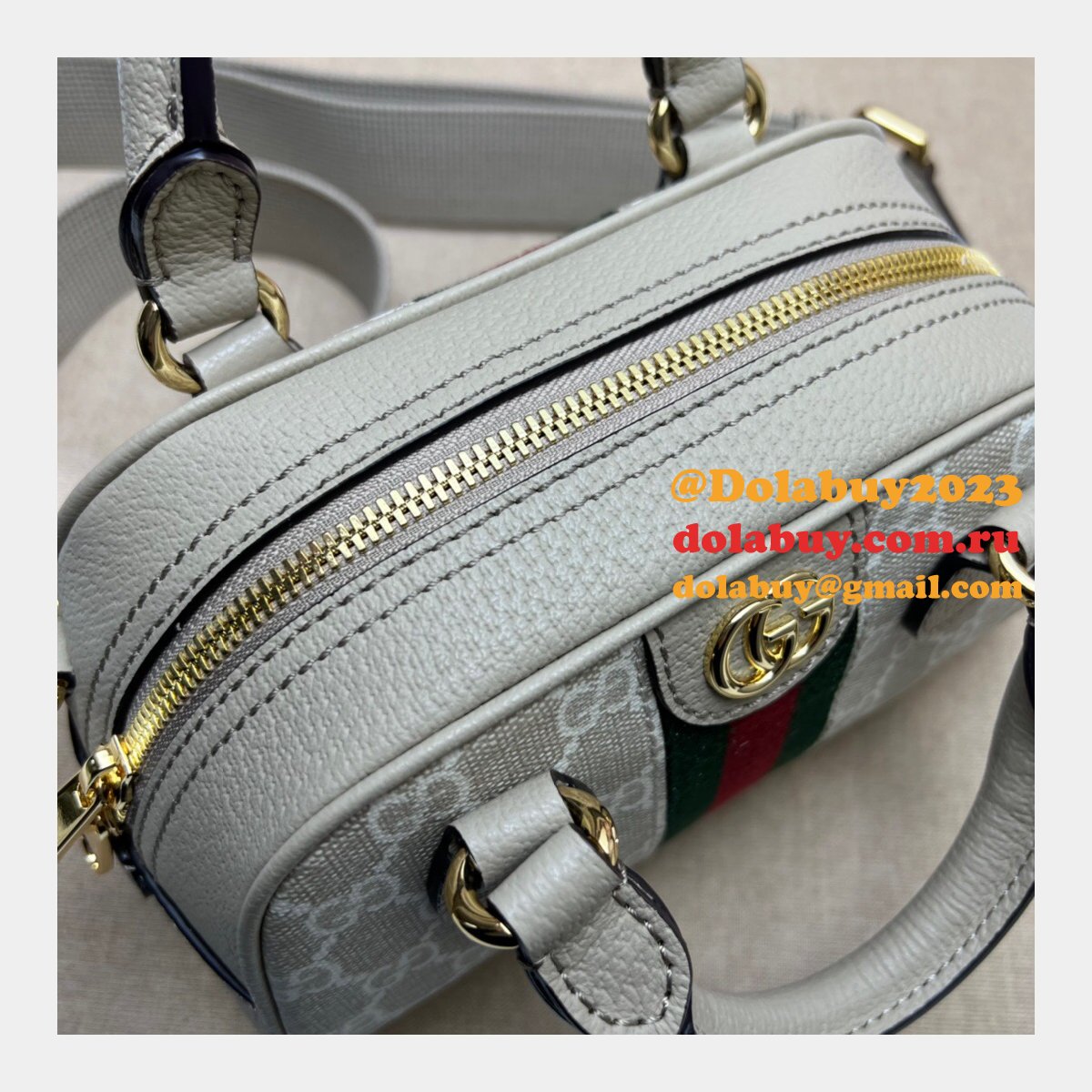 G*u*i designer ophidia 724606 gg top handle replica bag