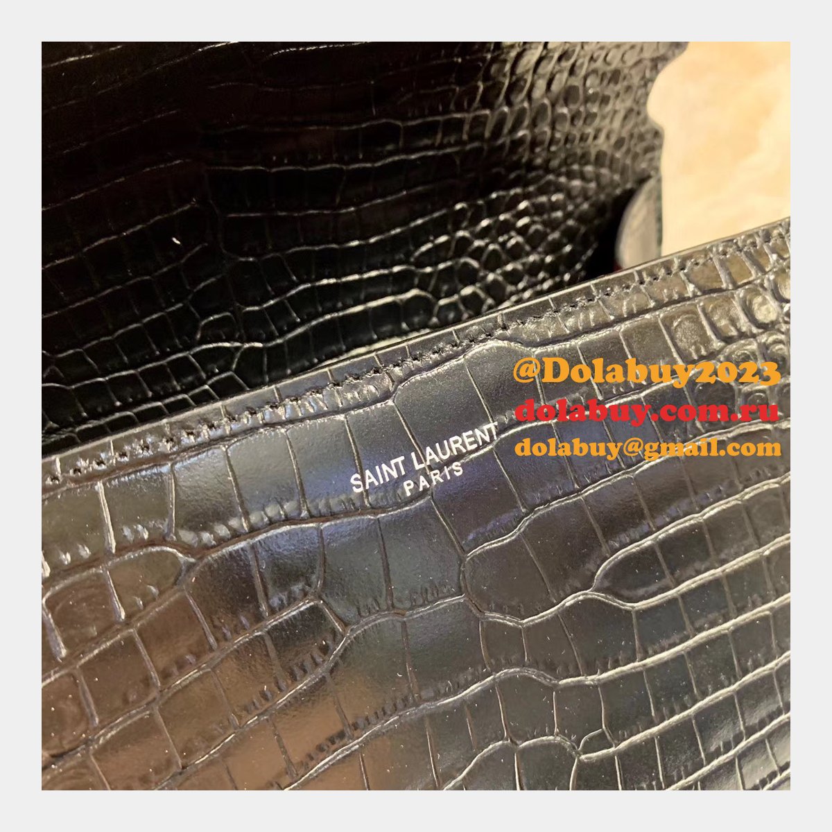 High Quality Replica YSL 578000 Cassandra Top Handle Black Bags