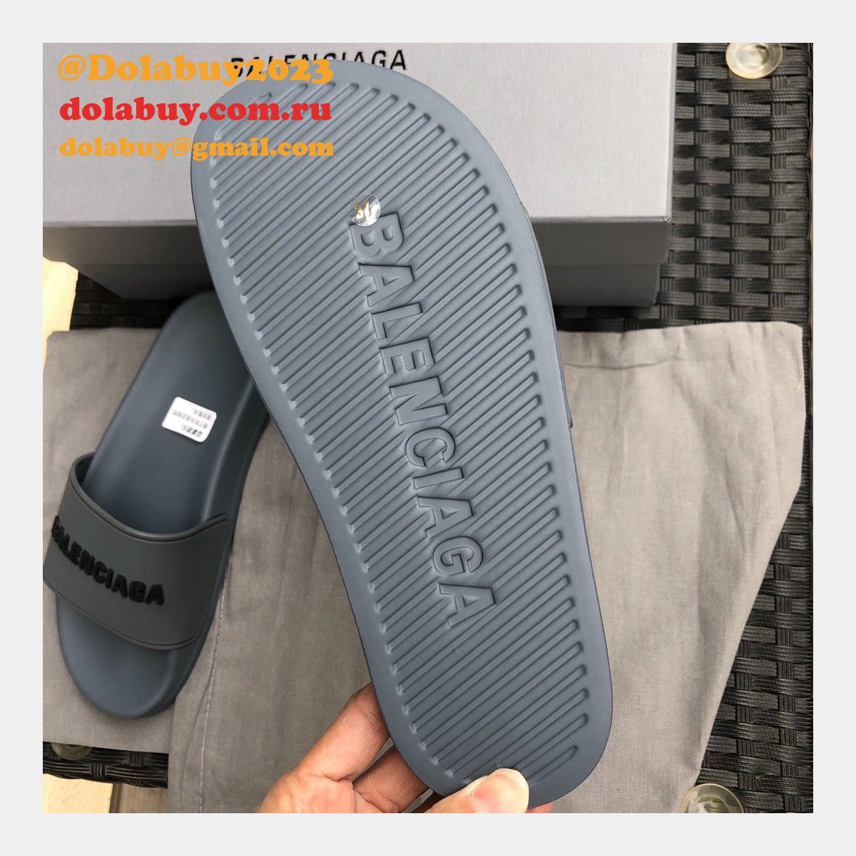 Replica Balenciaga 2020 Rubber Slippers