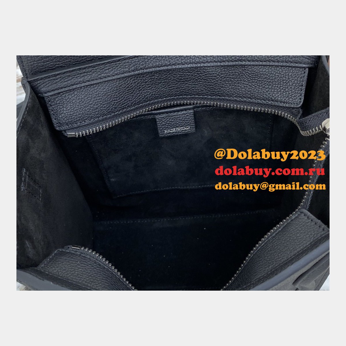 Celine Black Luggage Nano shopper 168243 Handbag