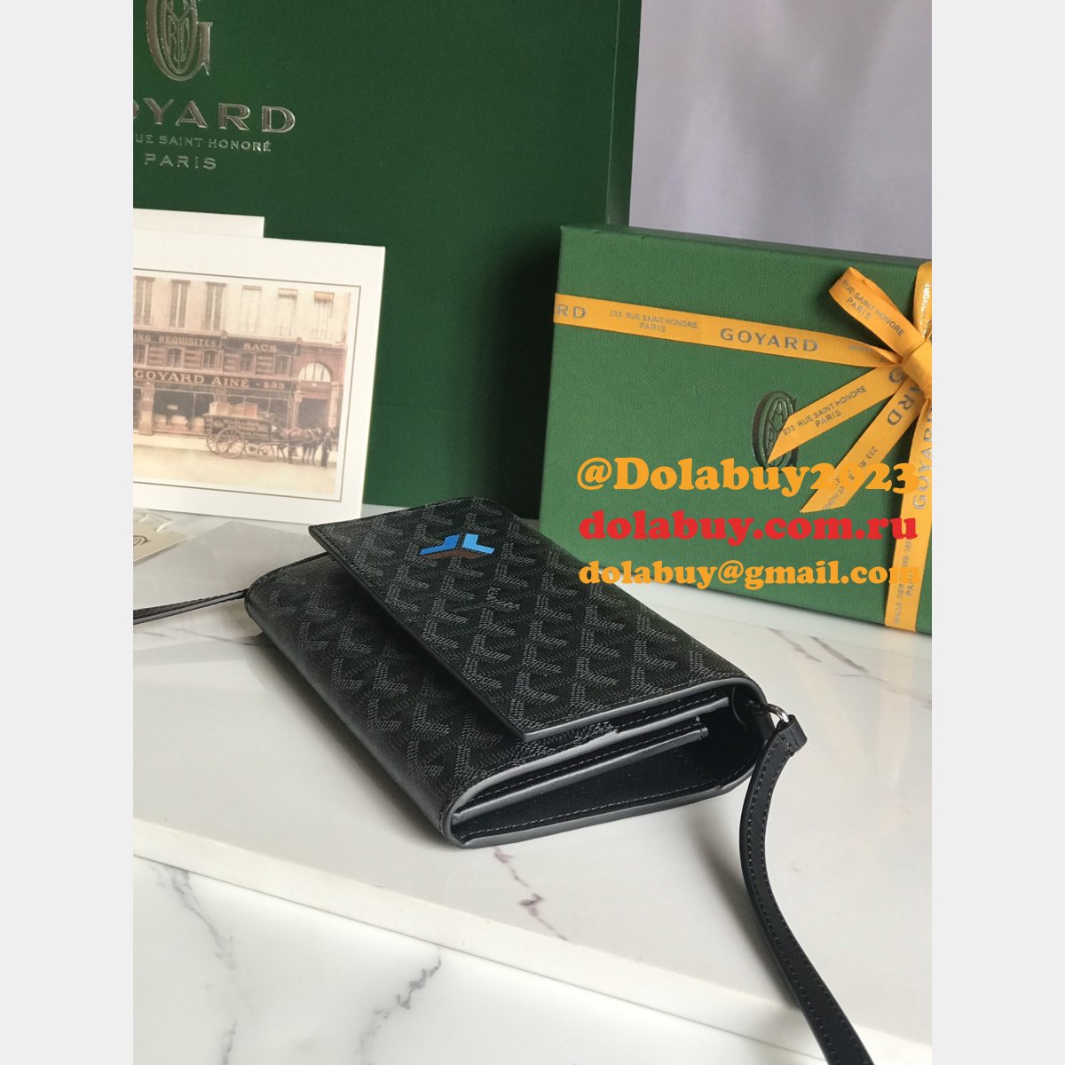 1:1 Mirror Goyardine 02019 Goyard Varenne Replica Wallet