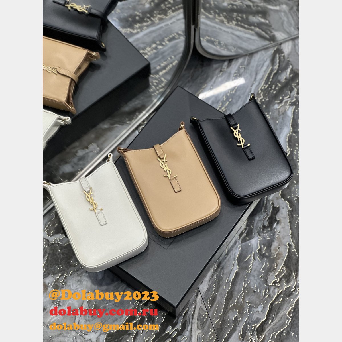 Le 5 A 7 Vertical Saint Laurent Knockoff Fashion 735214 Bag