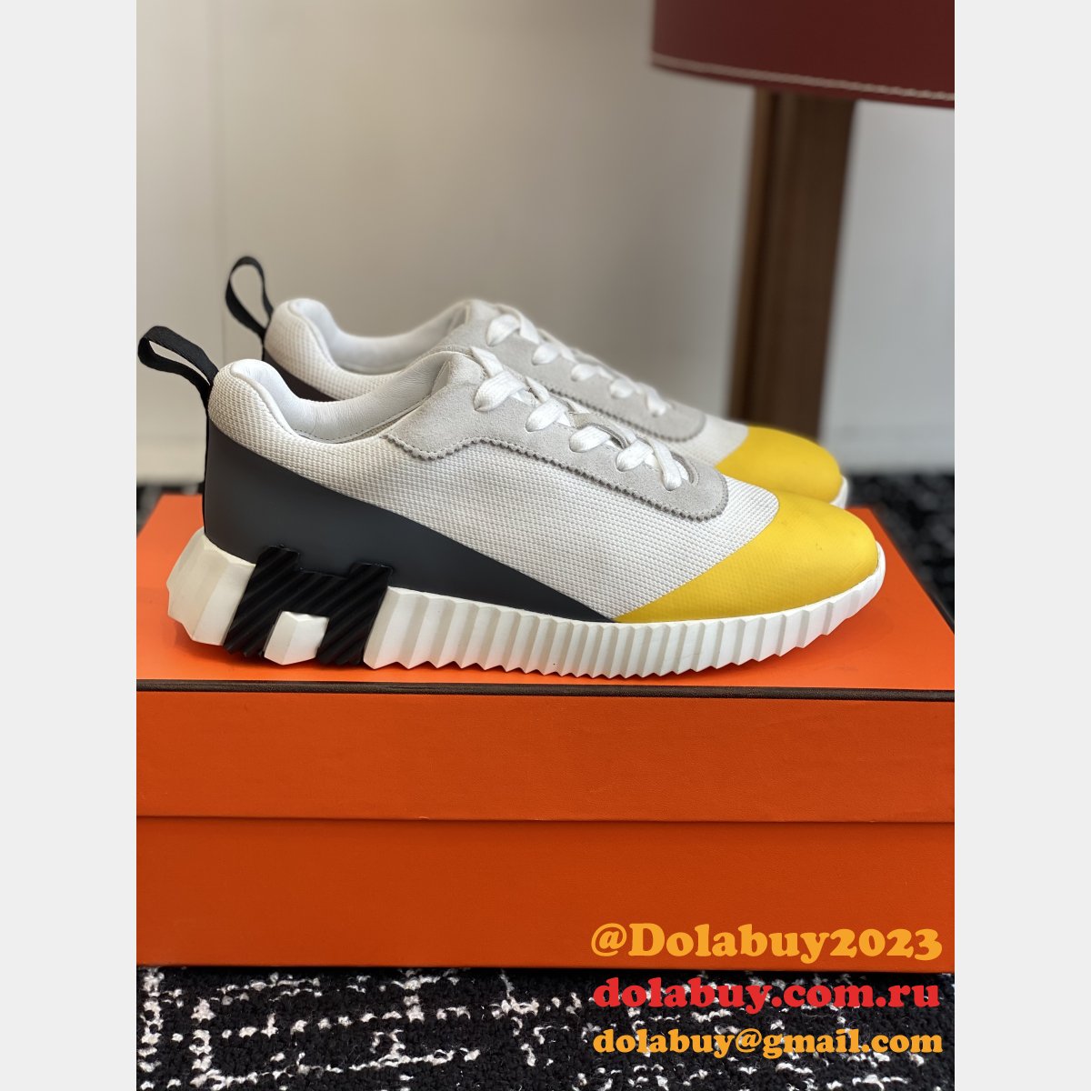 Perfect Hermes Bouncing Sneaker