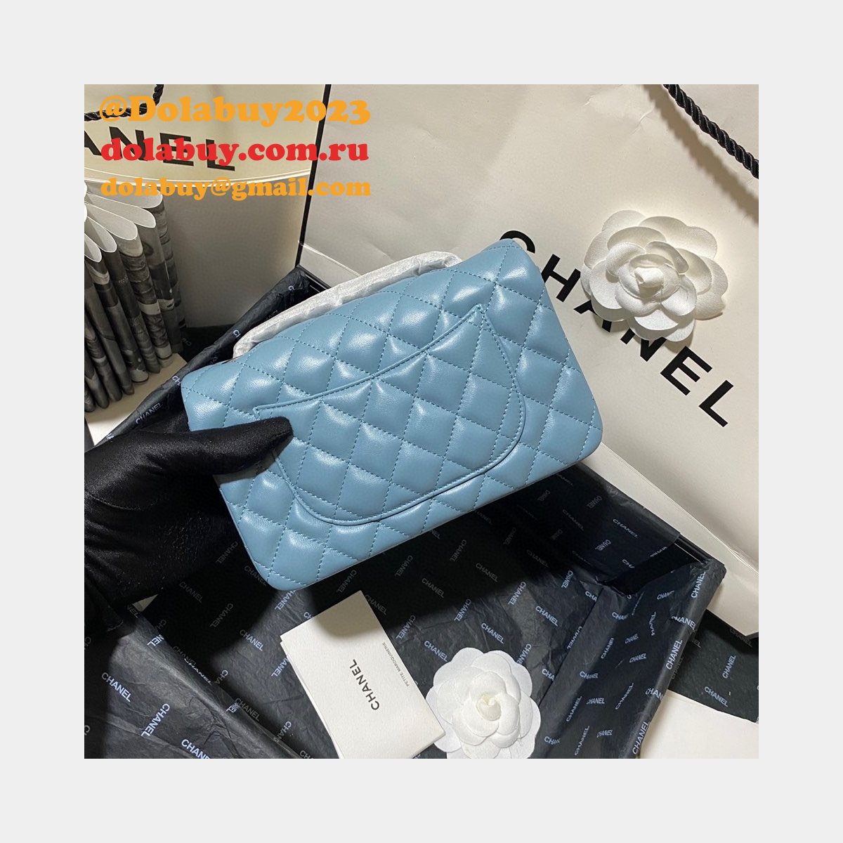 Wholesale CC Lambskin Flap Perfect 20CM Bag 1116