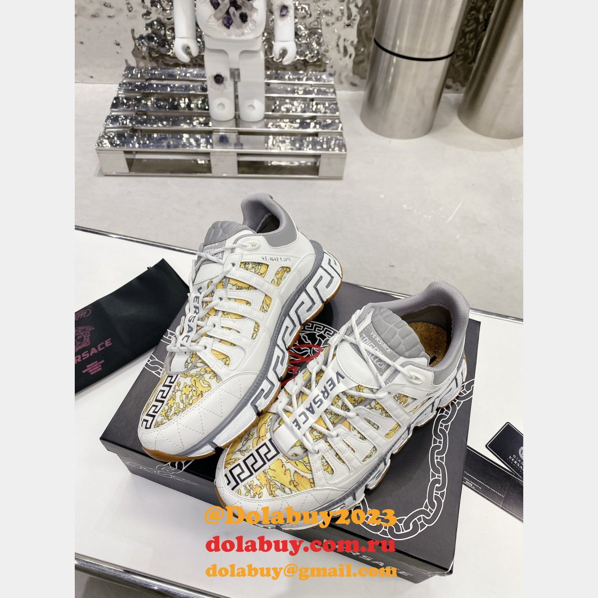 The Newest Replica Versace Daddy Wholesale High Quality Shoes