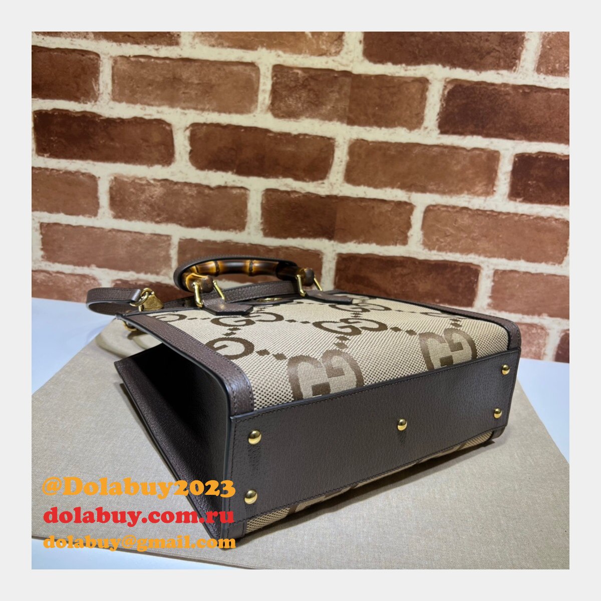 G*u*i replica usa 660195 gg canvas diana tote bag